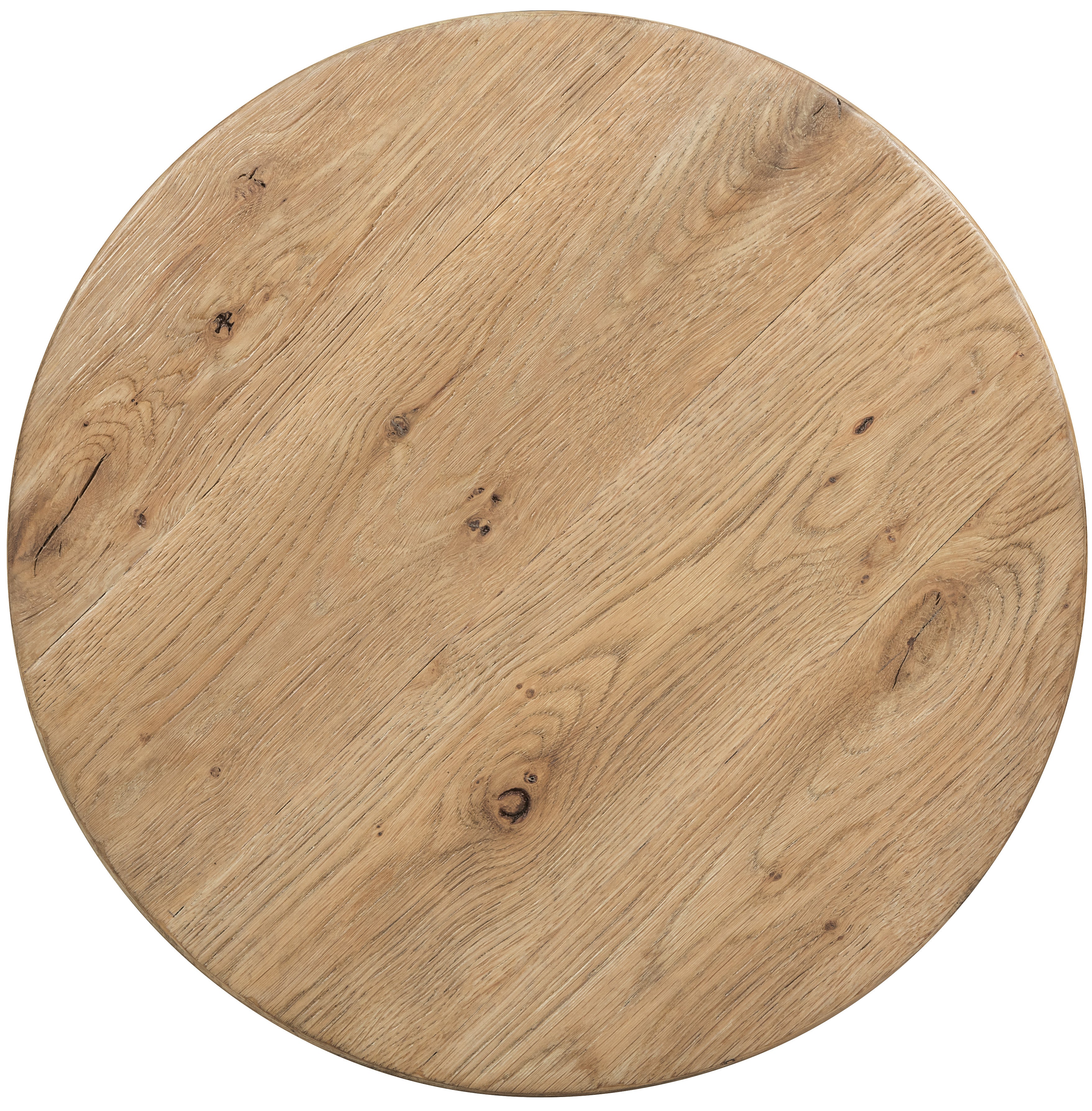 Hooker Furniture Driftwood Round End Table in Light Wood