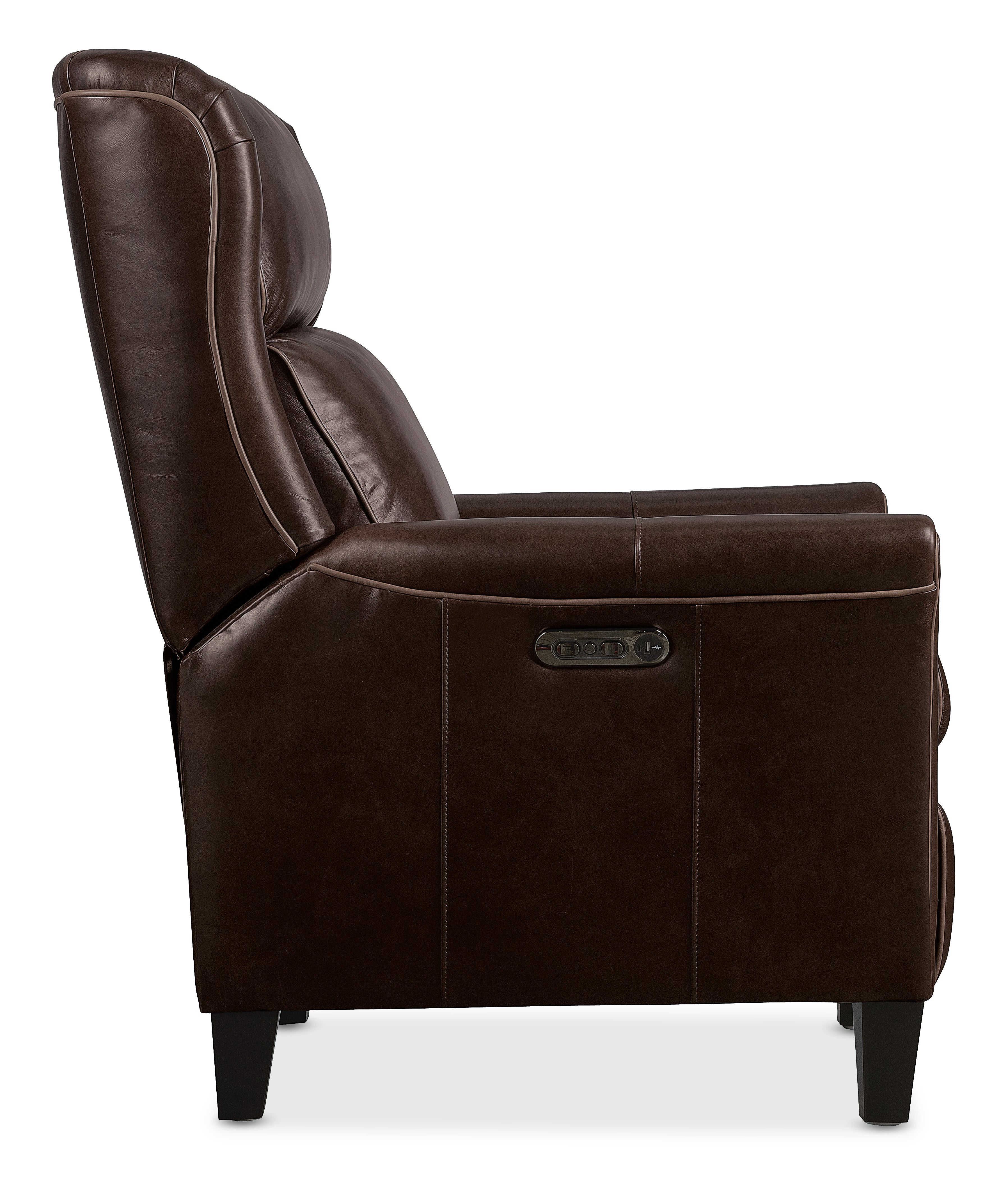Hooker Furniture Henley Power Recliner with Power Headrest in Brown