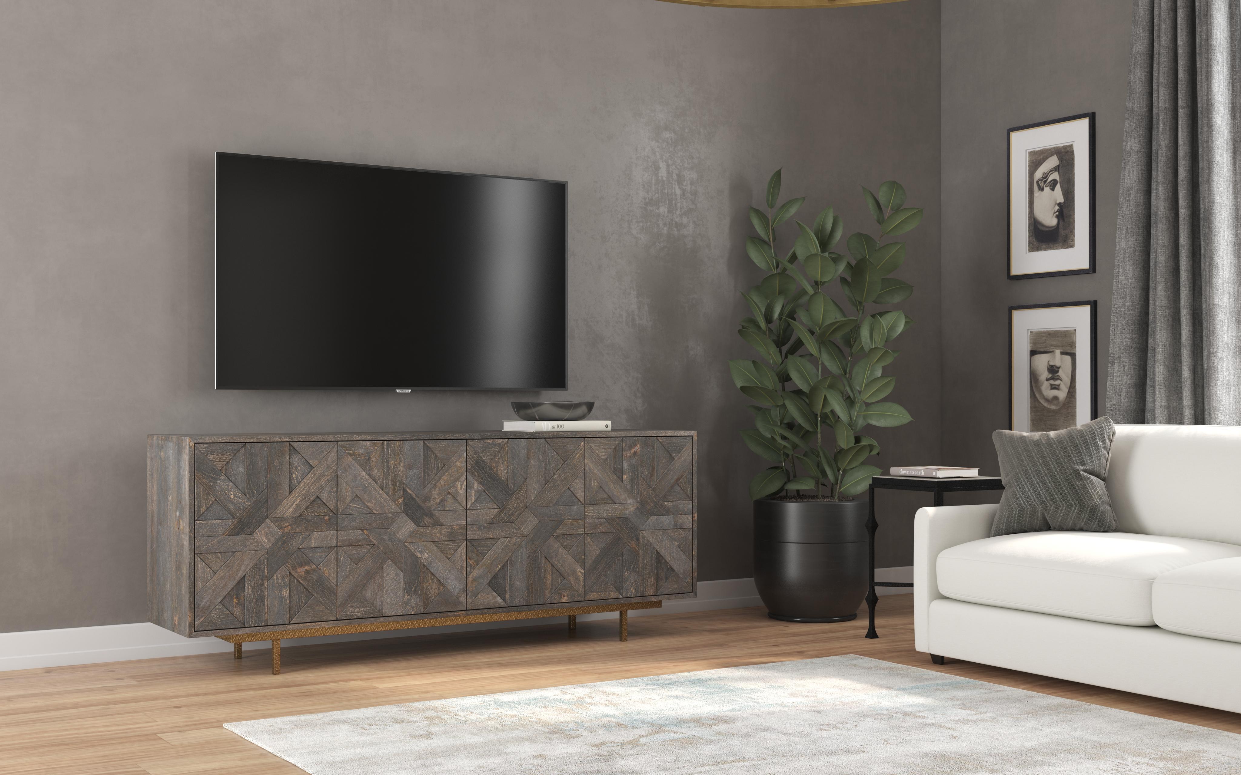 Hooker Furniture Commerce & Market Layers Credenza in Dark Brown