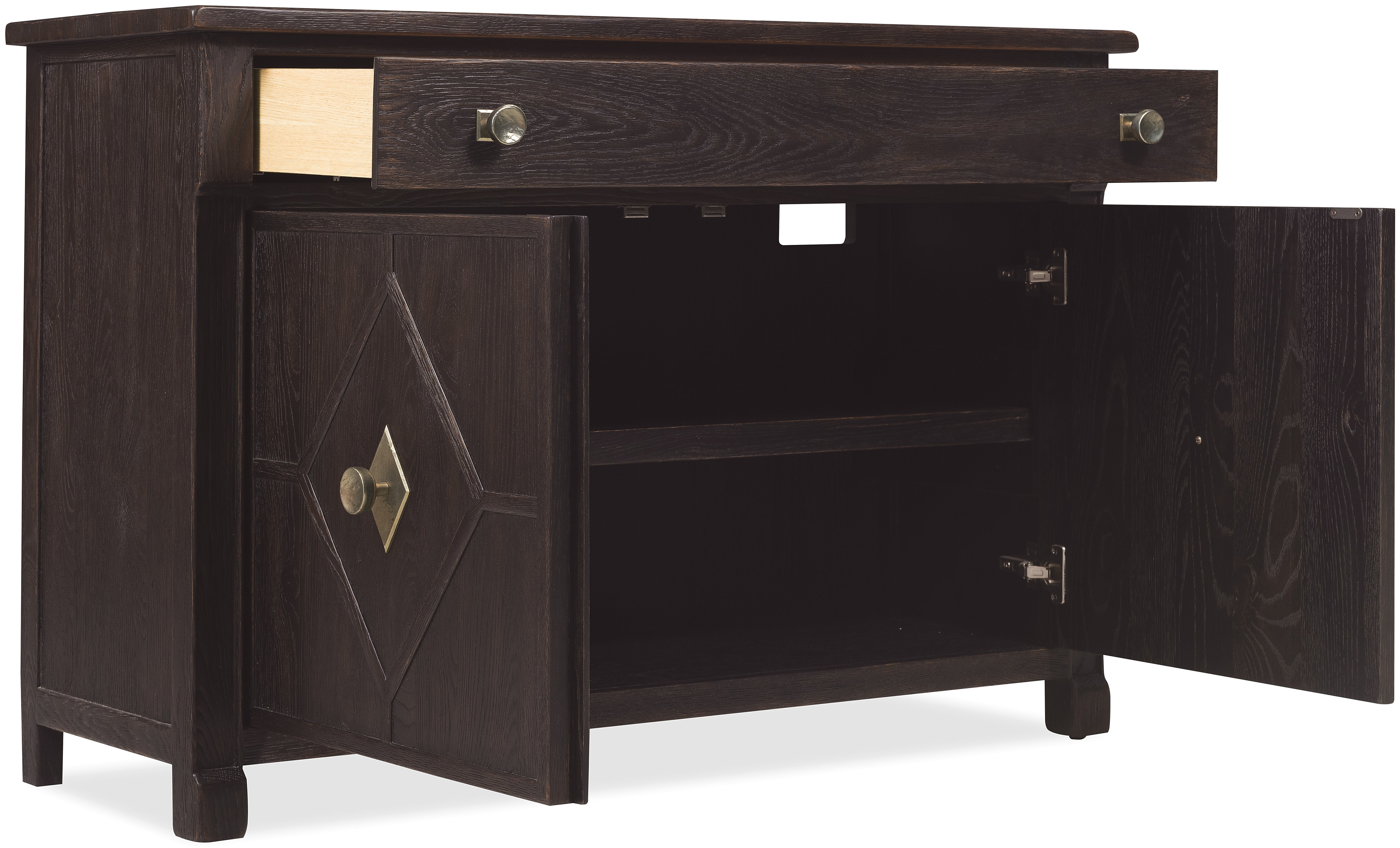 Hooker Furniture Driftwood Hall Chest in Blacks