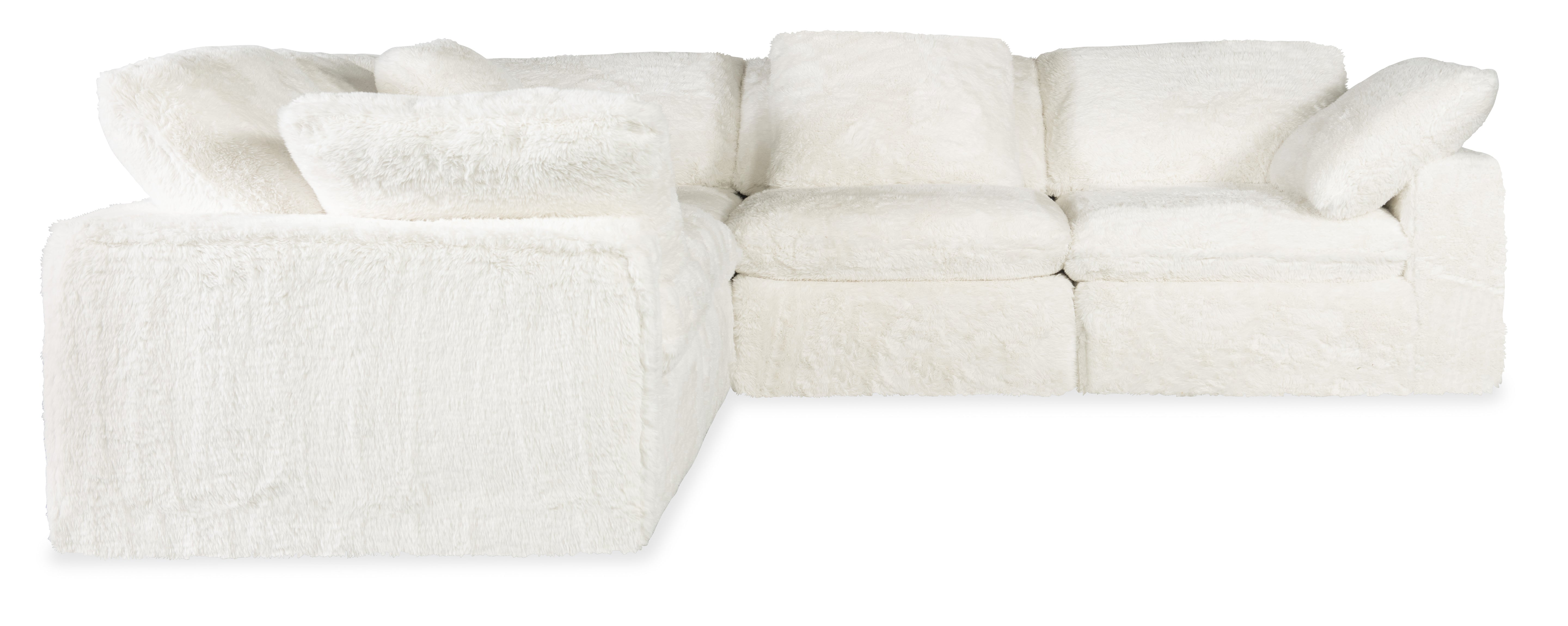Hooker Furniture Barefoot 5-Seat Sectional in White