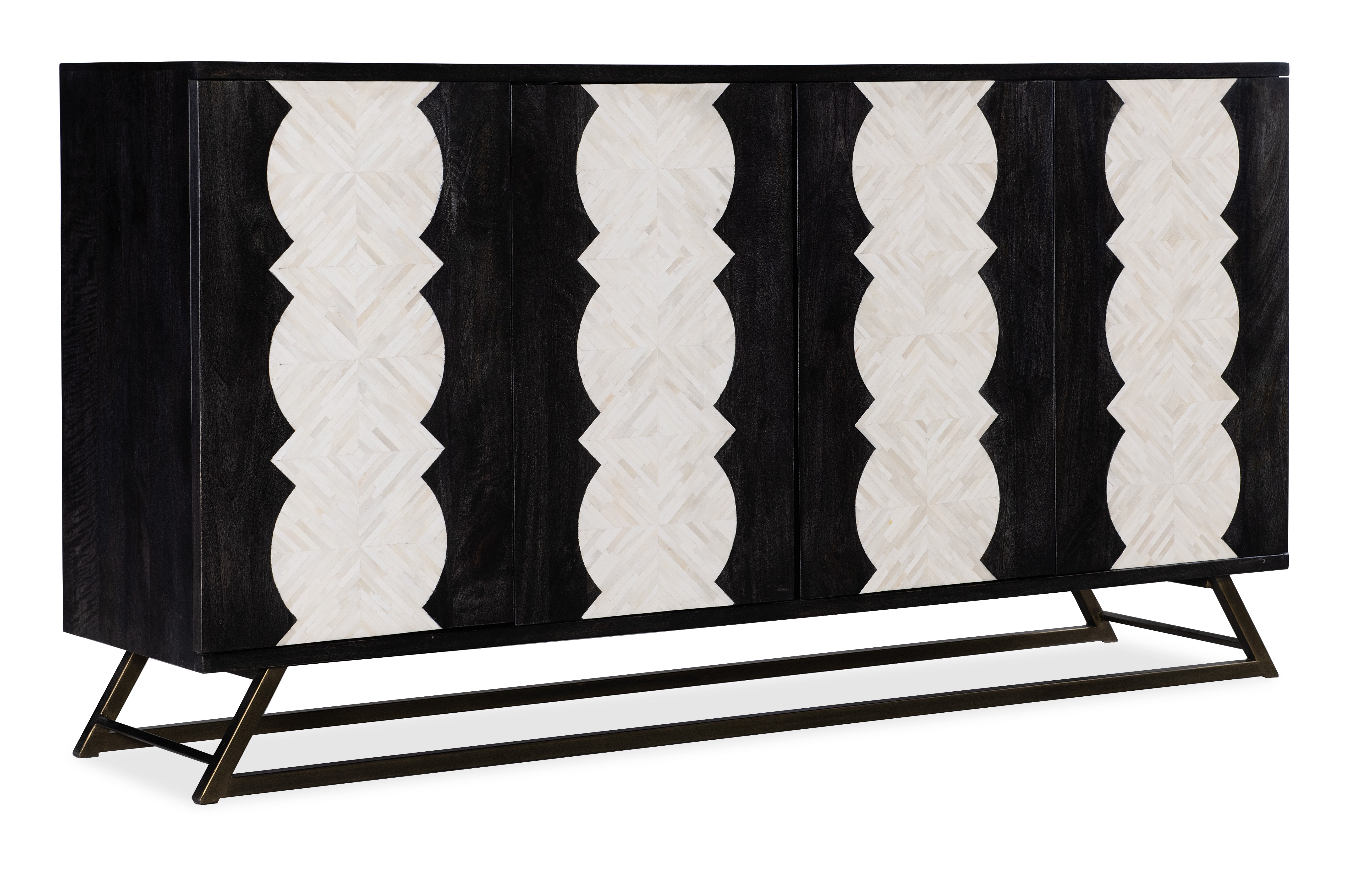 Hooker Furniture Commerce & Market Moroccan Modern Credenza in Black