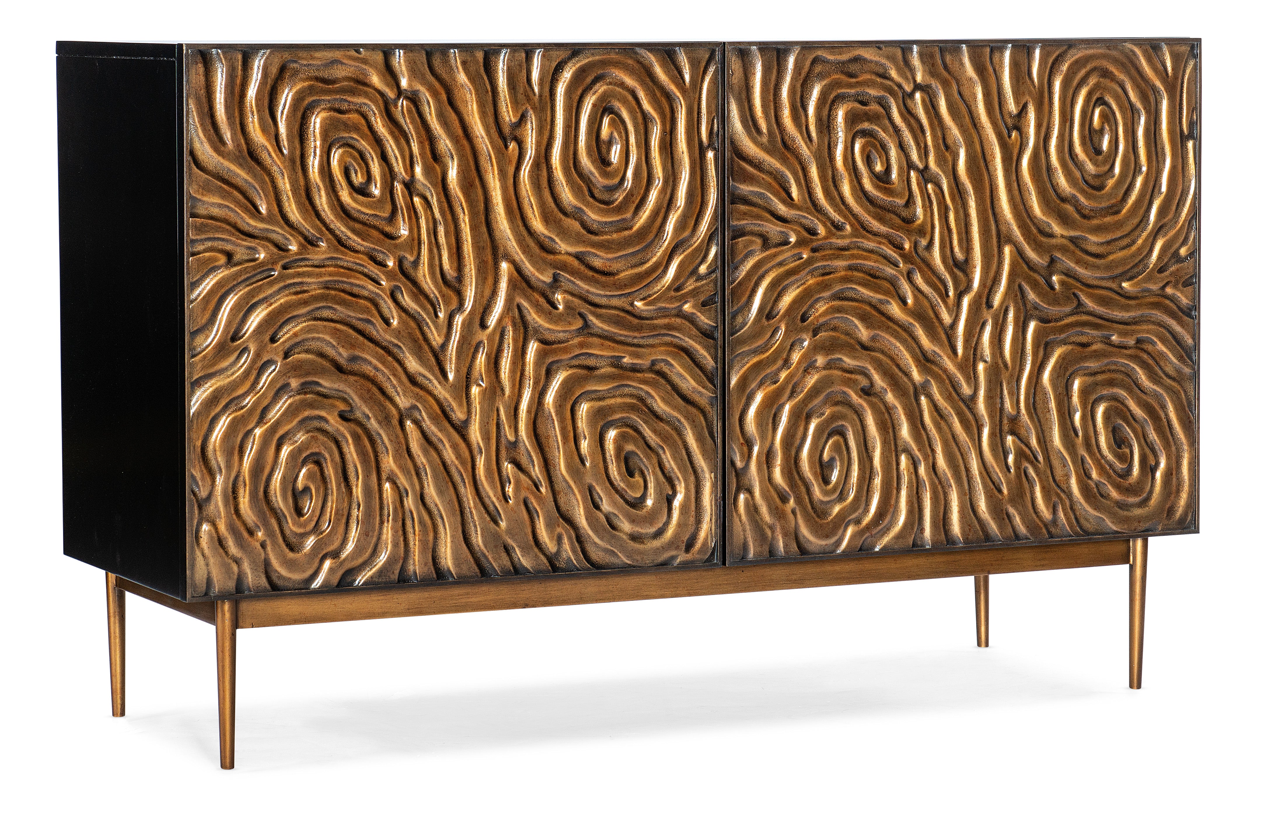 Hooker Furniture Melange Fingerprints Two Door Credenza in Black