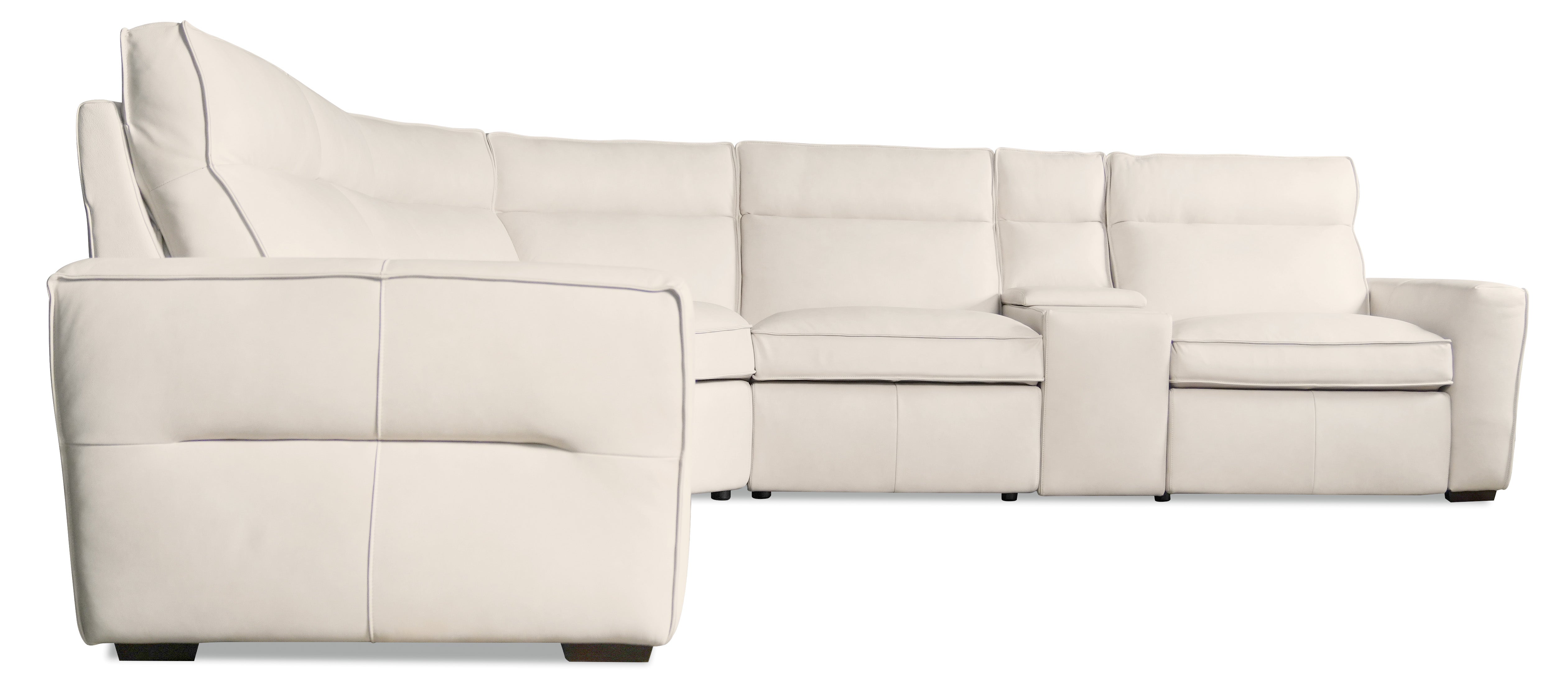 Hooker Furniture Vann Six-Piece Power Sectional in White