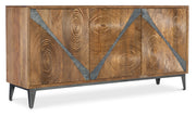 Hooker Furniture Commerce & Market Vortex Credenza in Medium Brown