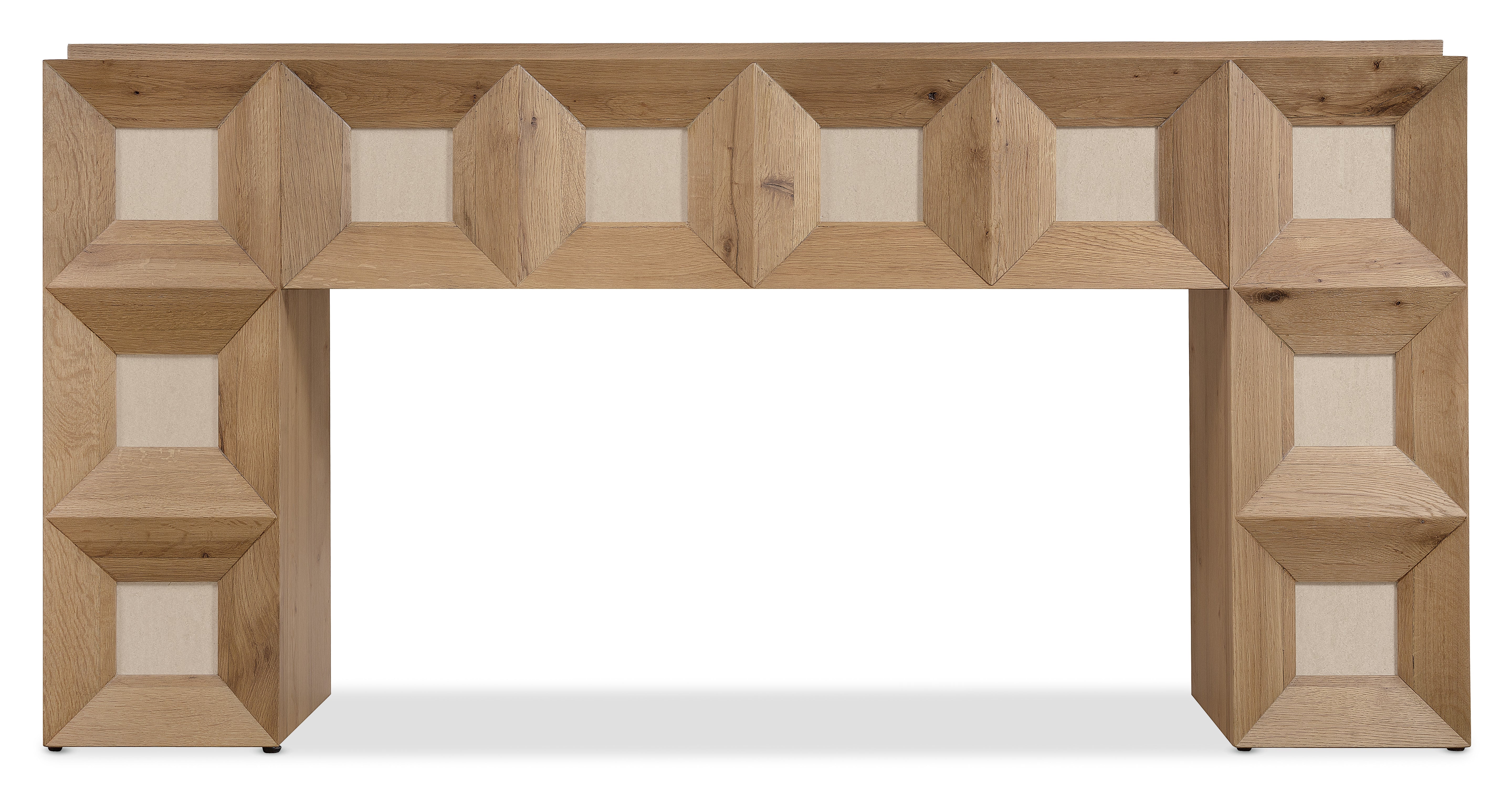 Hooker Furniture Commerce and Market Haven Console Table in Medium Wood