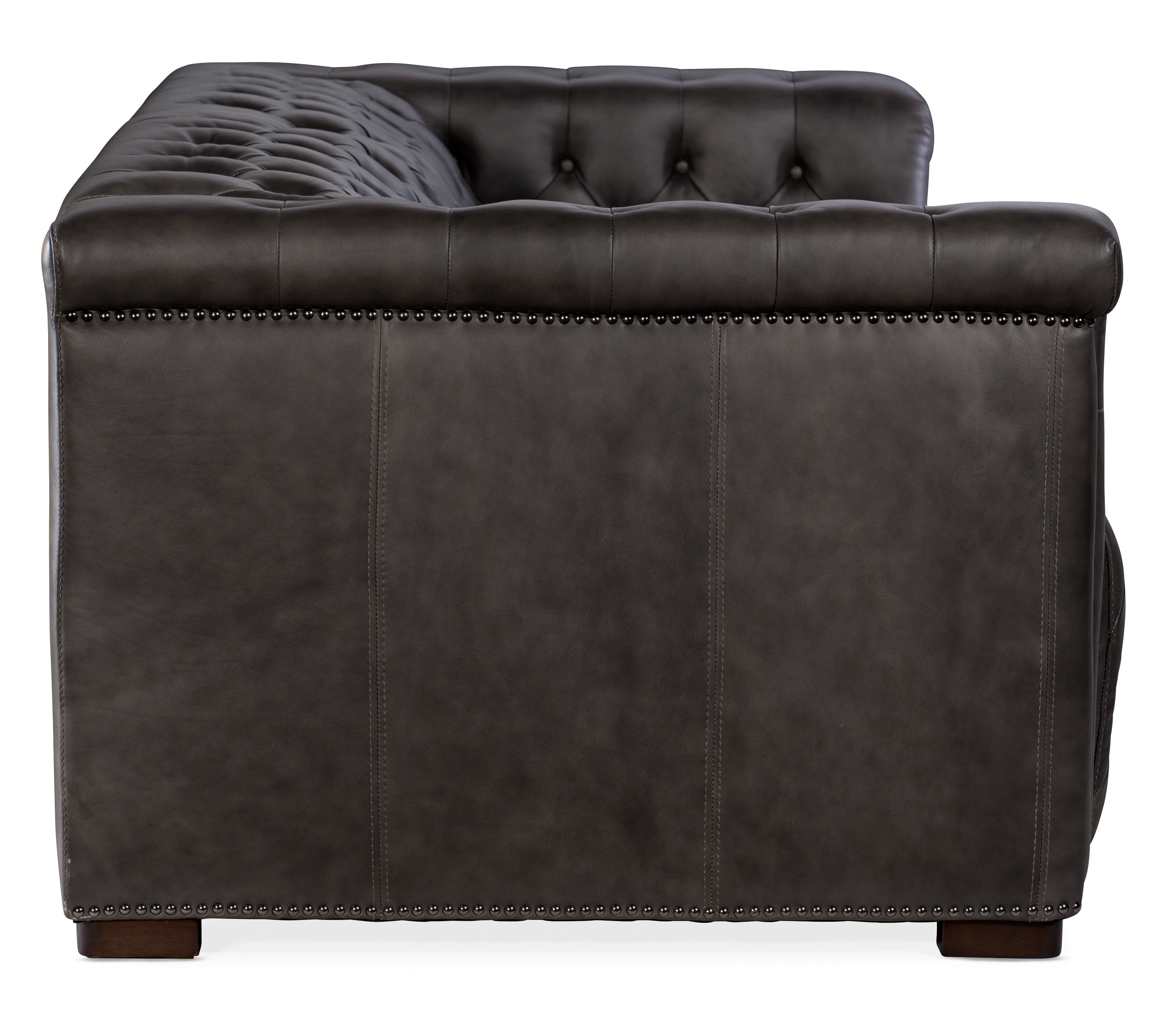 Hooker Furniture Savion 2 over 2 Sofa with Power Recline & Power Headrest in Grey