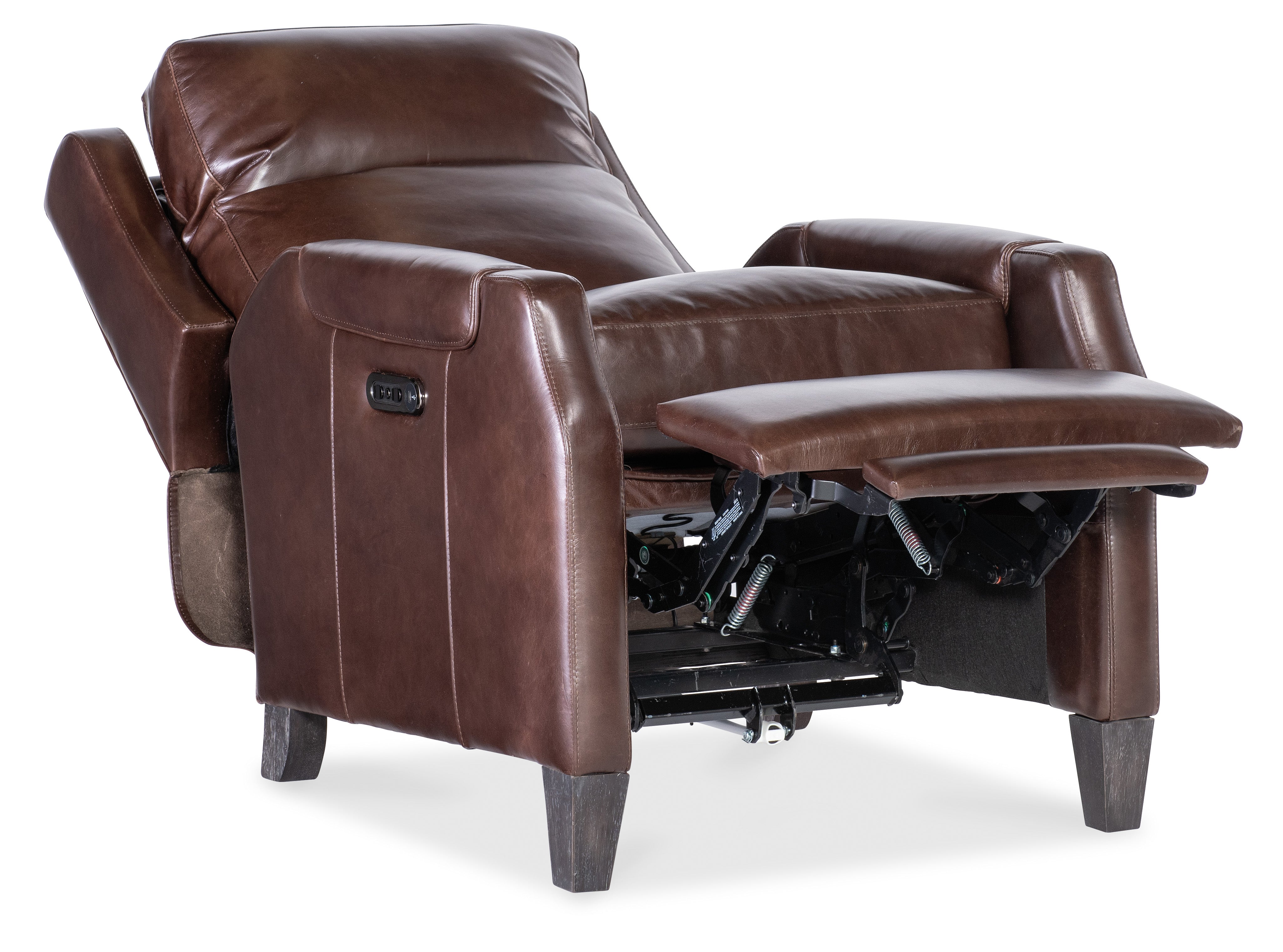 Hooker Furniture Nelson Power Recliner w/Power Headrest in Brown