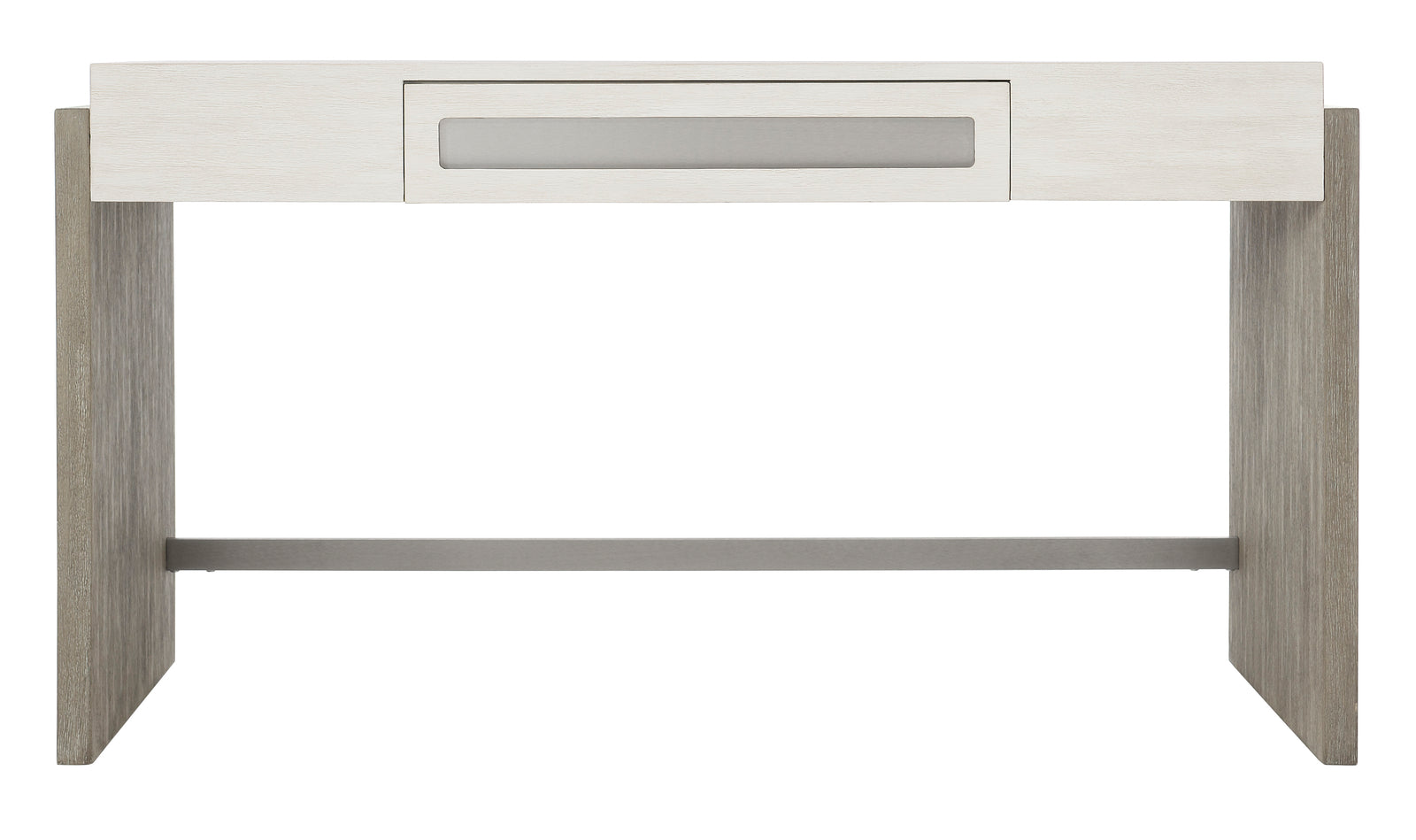Bernhardt Furniture Foundations Desk in Light Shale & Linen