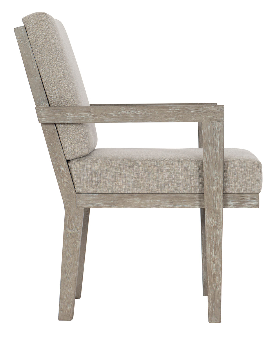 Bernhardt Furniture Foundations Arm Chair in Light Shale