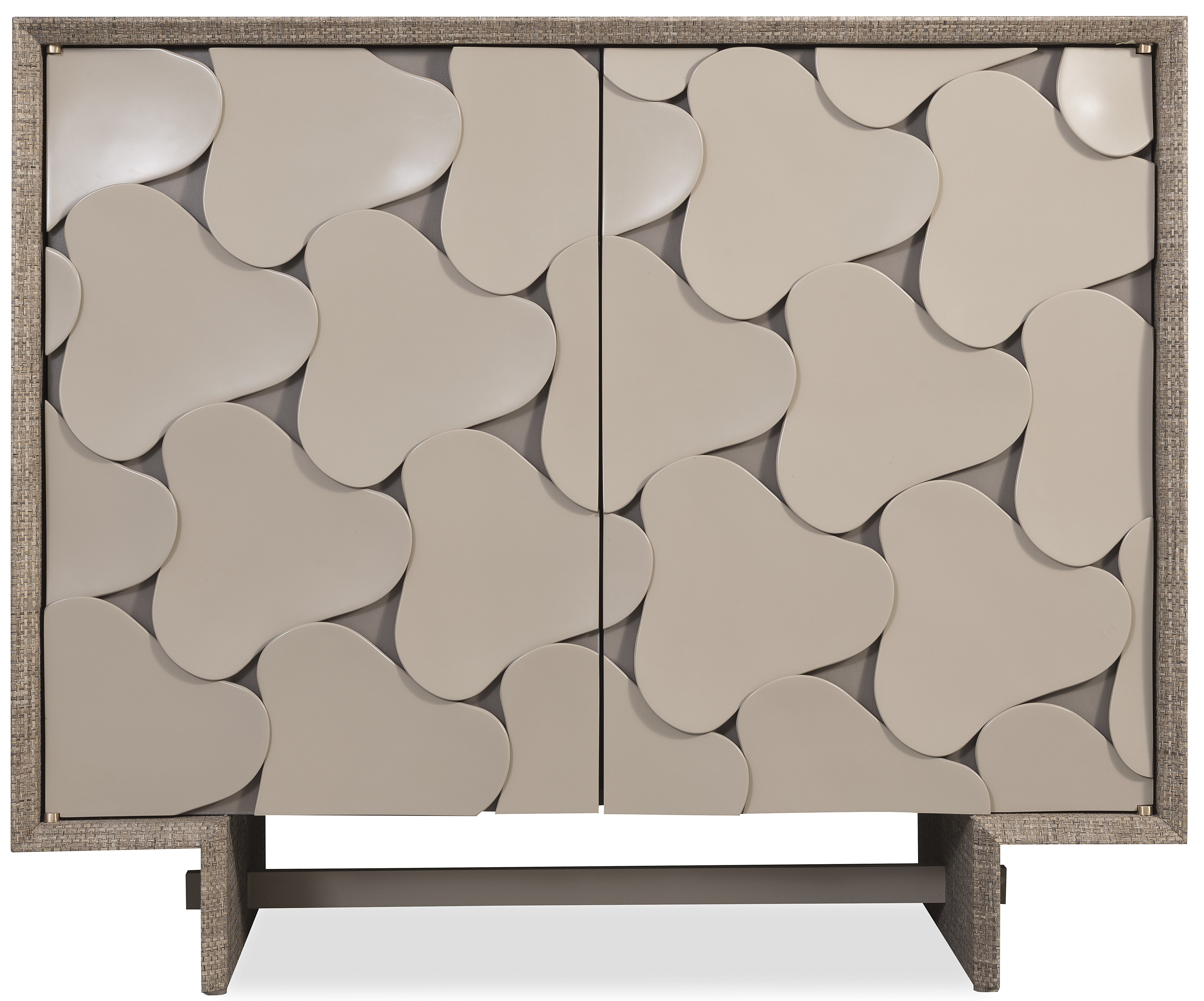 Hooker Furniture Melange Pinwheel Hall Chest in Grays