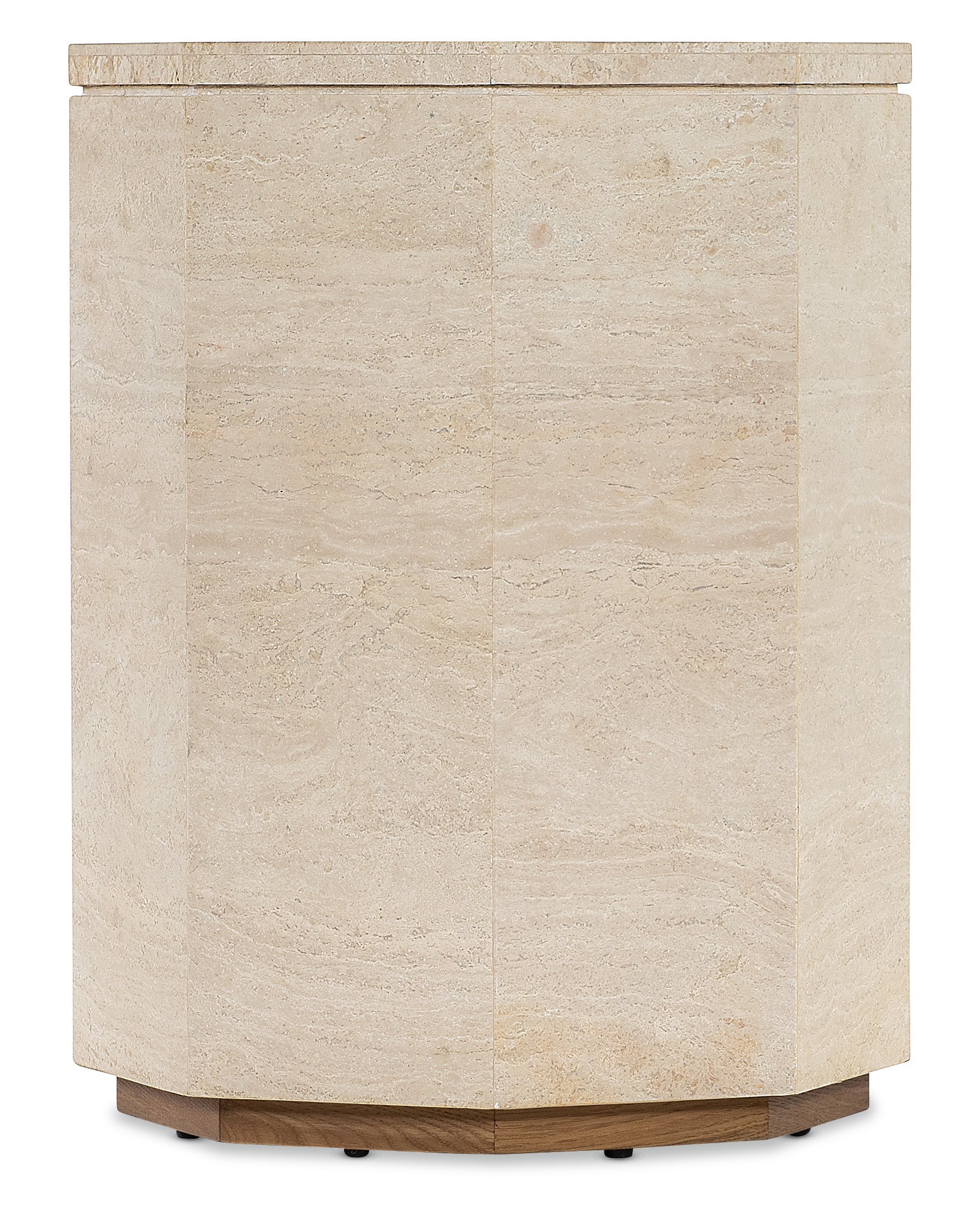 Hooker Furniture Commerce and Market Haven Spot Table in Whites/Creams/Beiges