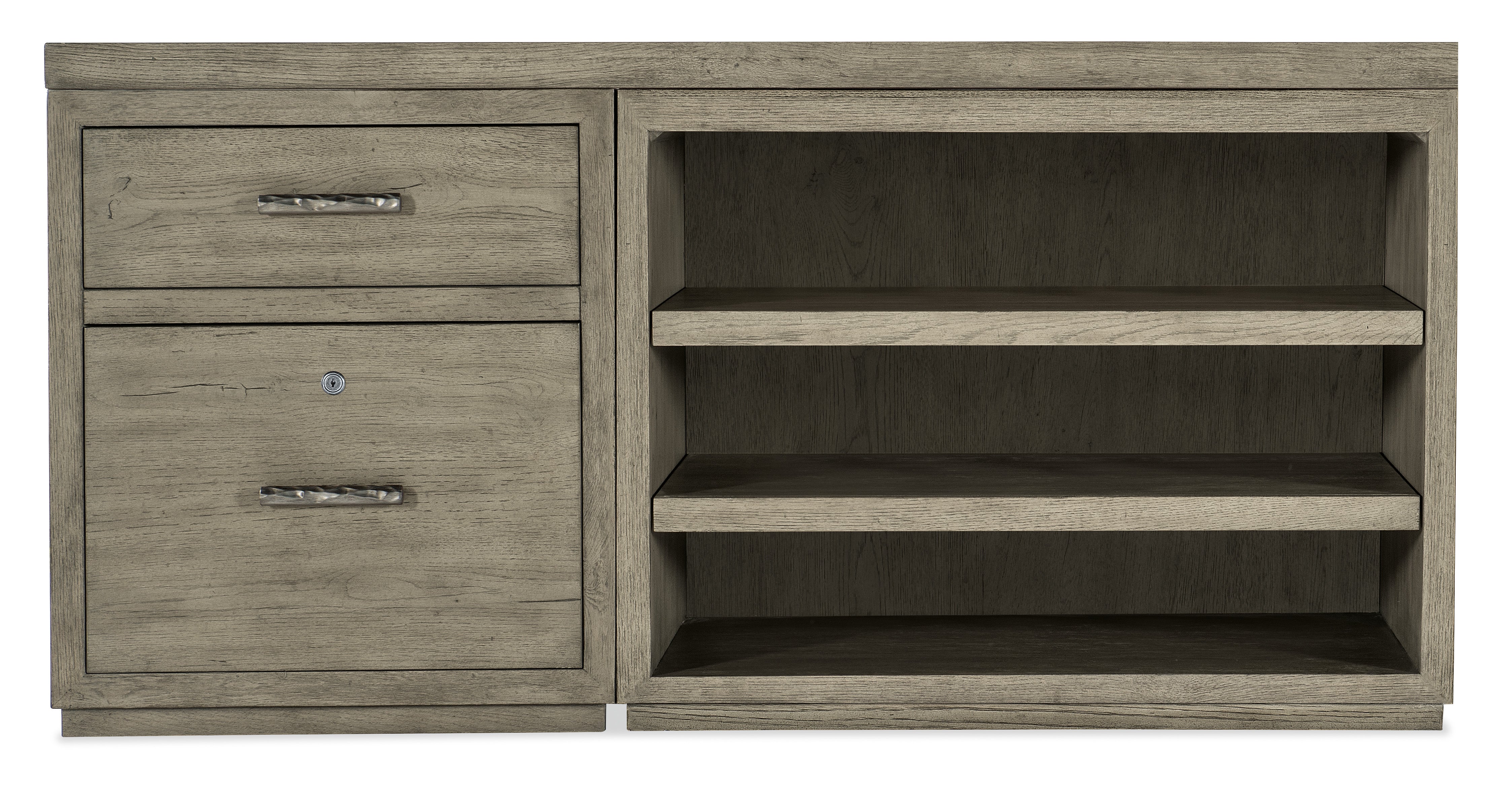 Hooker Furniture Linville Falls 60" Credenza with File and Open Desk Cabinet