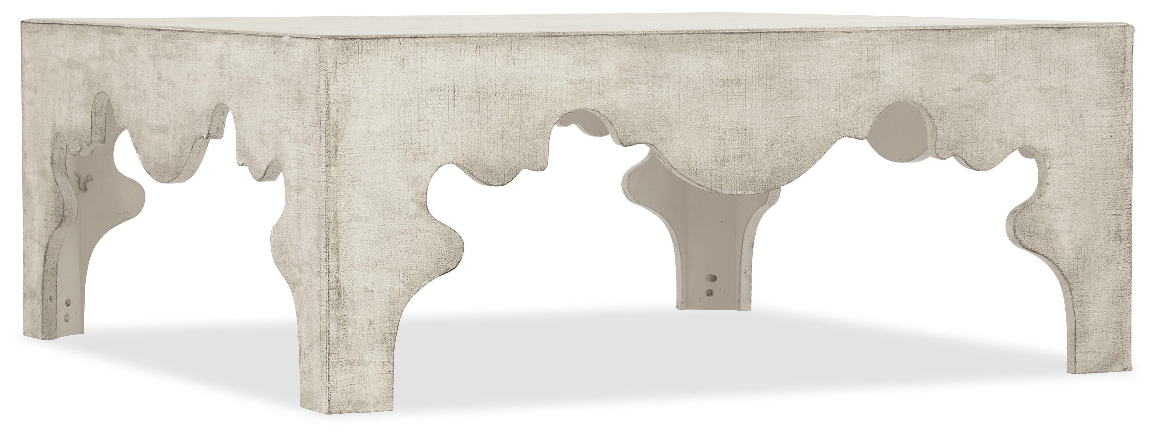 Hooker Furniture Boheme Flanders Square Cocktail Table in White