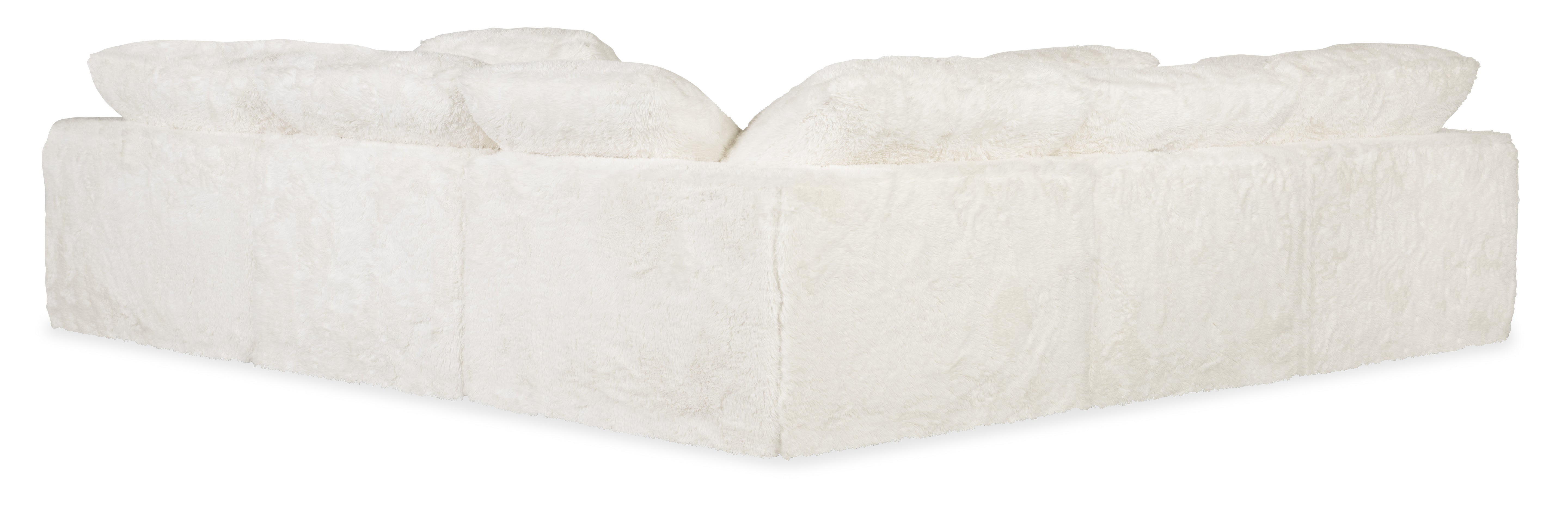 Hooker Furniture Barefoot 5-Seat Sectional in White