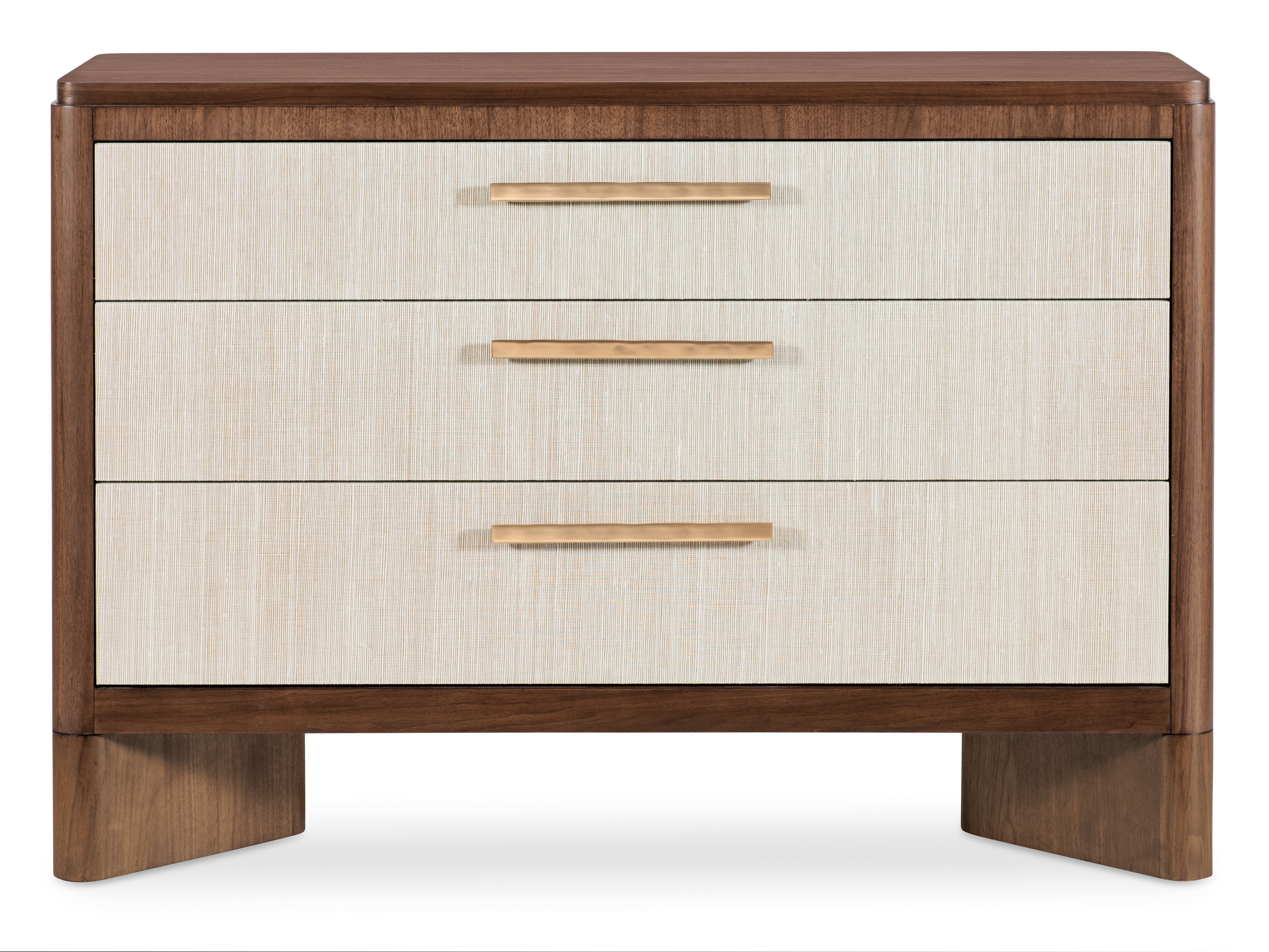 Hooker Furniture Eleana Three Drawer Chest in Medium Wood