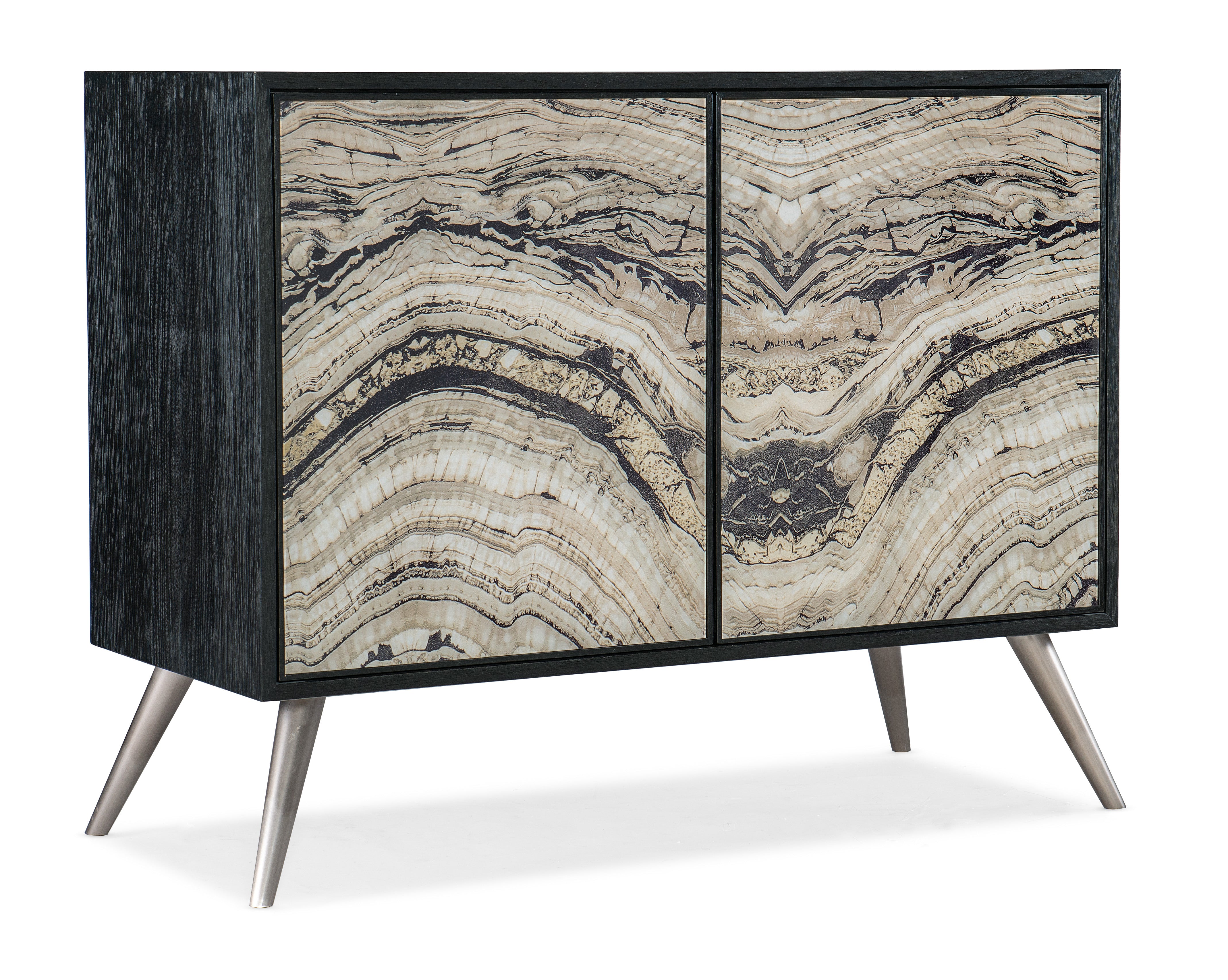 Hooker Furniture Melange Rockee Two Door Chest in Black