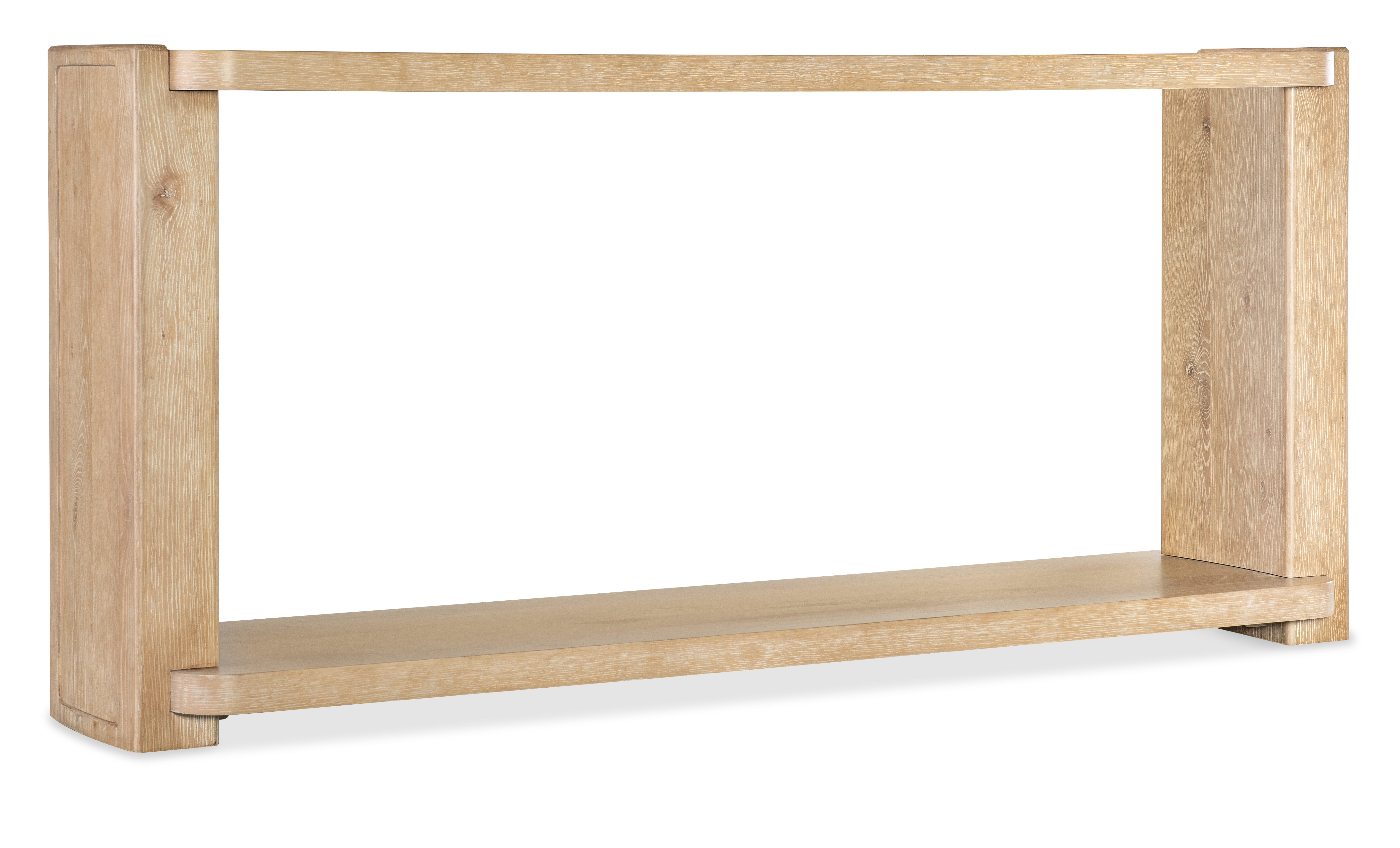 Hooker Furniture Retreat Console Table in Light Wood