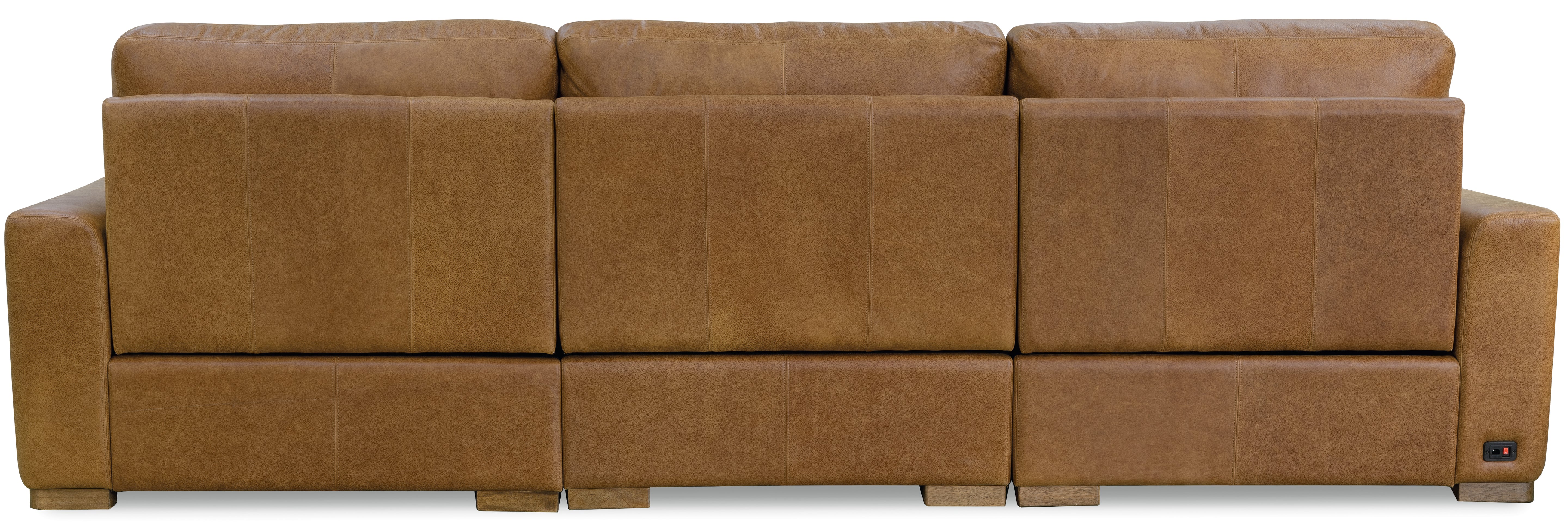 Hooker Furniture Optimus Three-Seat Sectional in Brown