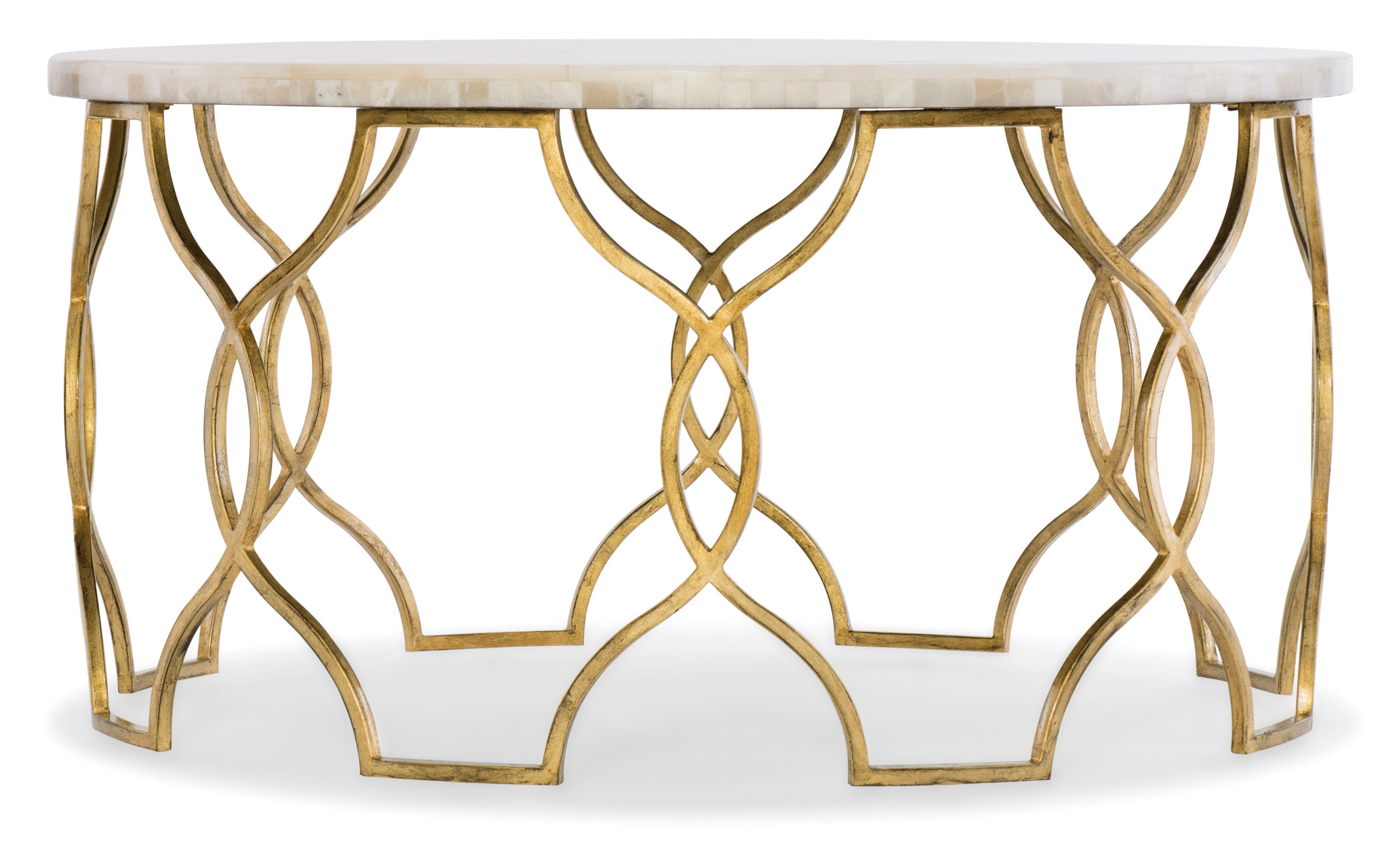 Hooker Furniture Melange Corrina Cocktail Table in Gold