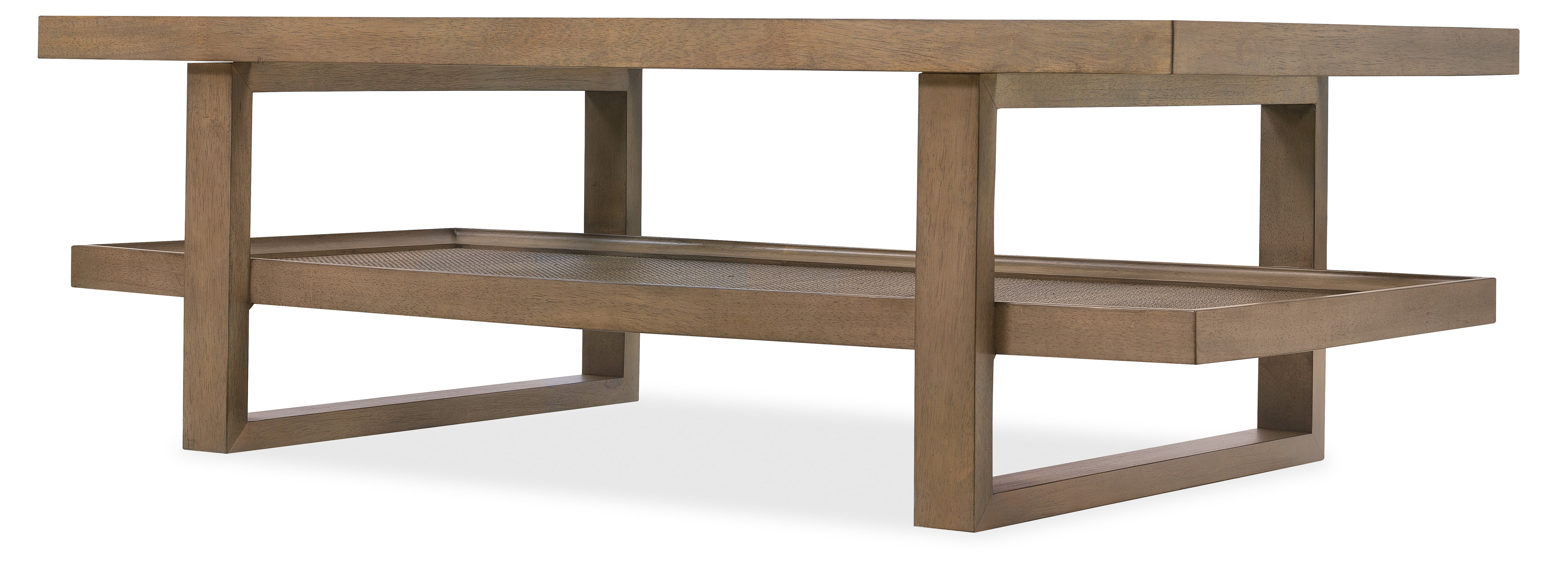 Hooker Furniture Sonnet Rectangle Cocktail Table in Medium Wood