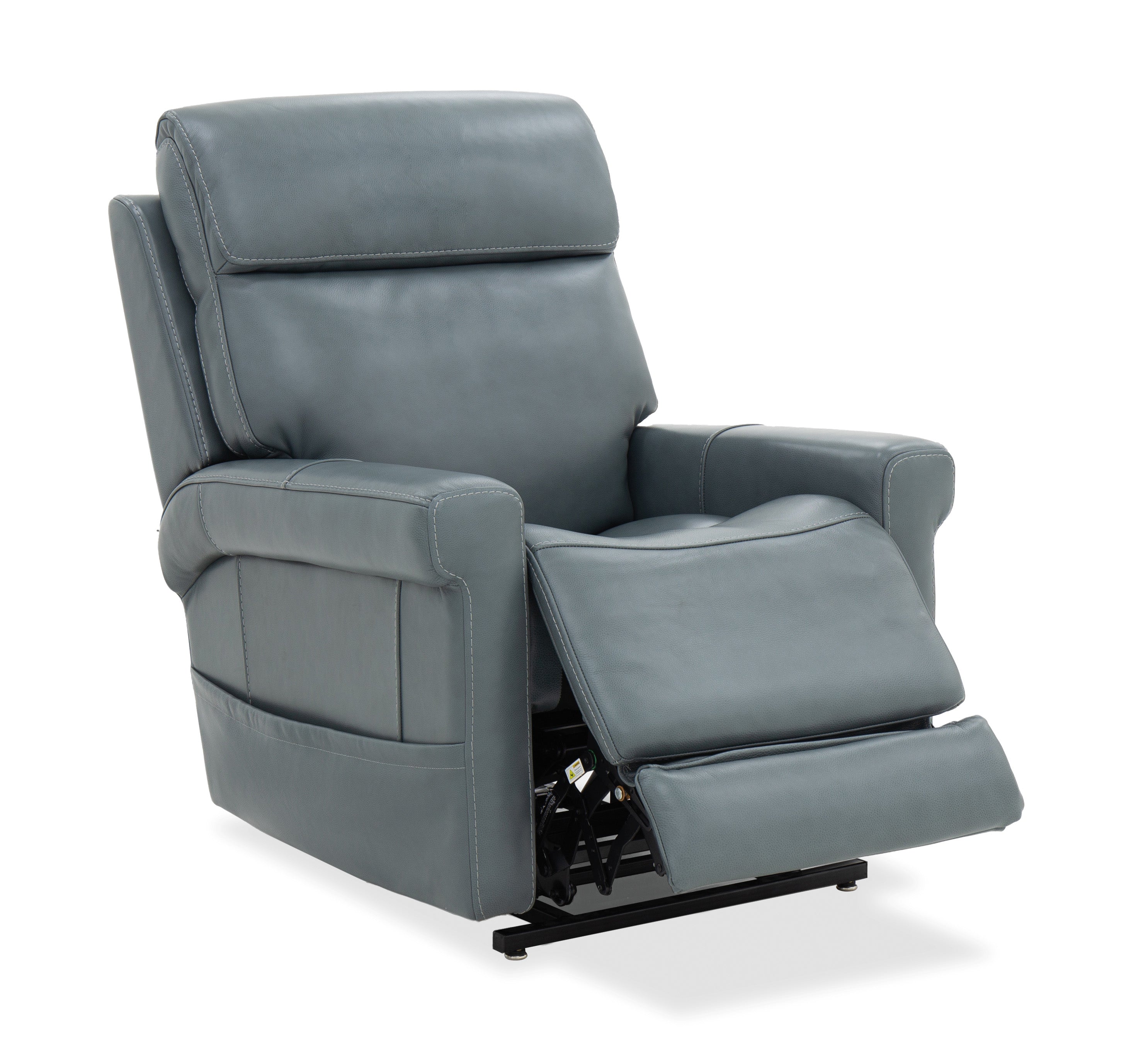 Hooker Furniture Locke Lift Chair with Power Recline, Headrest and Lumbar in Blue