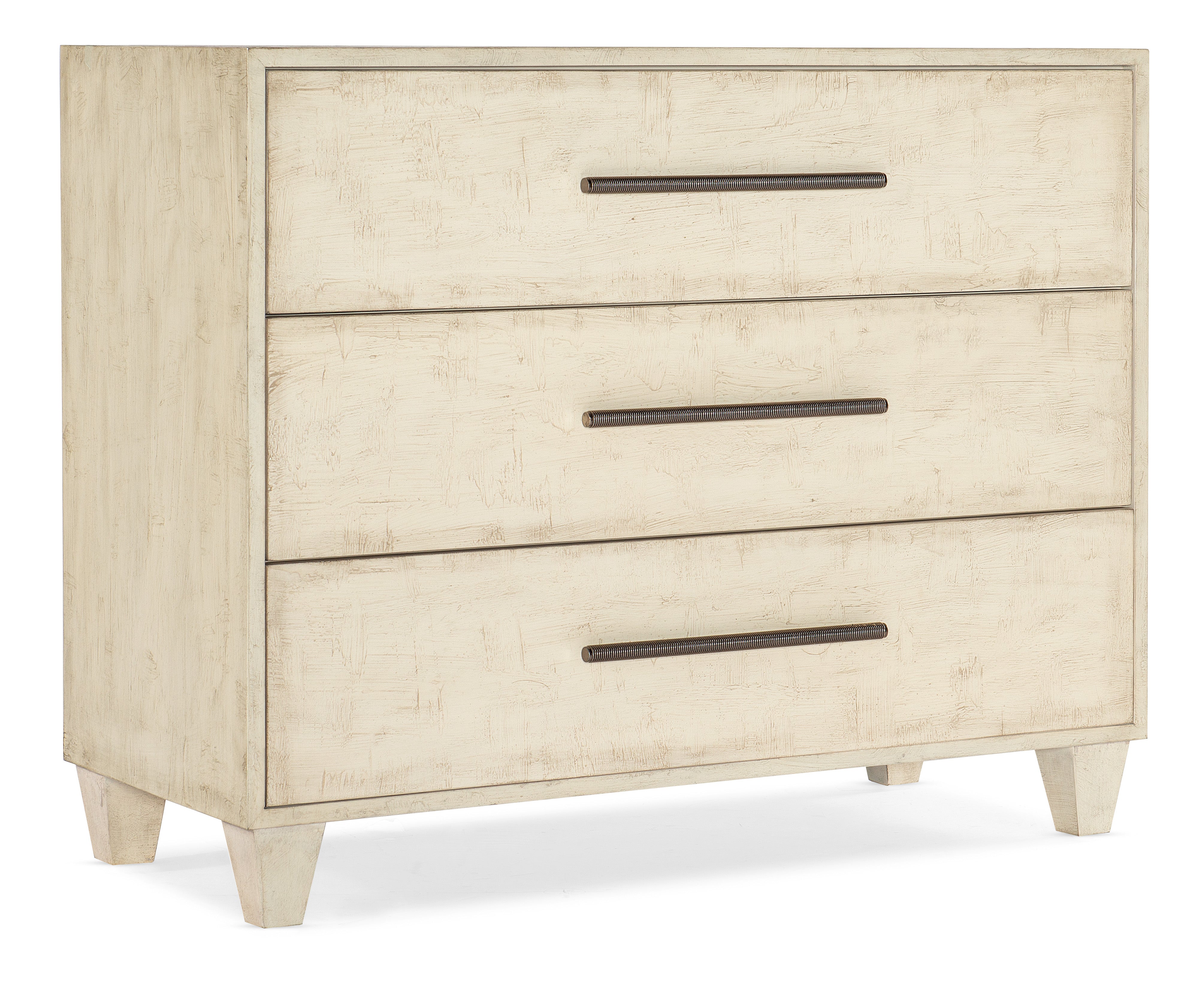 Hooker Furniture Melange Saffron Three Drawer Chest in Beige