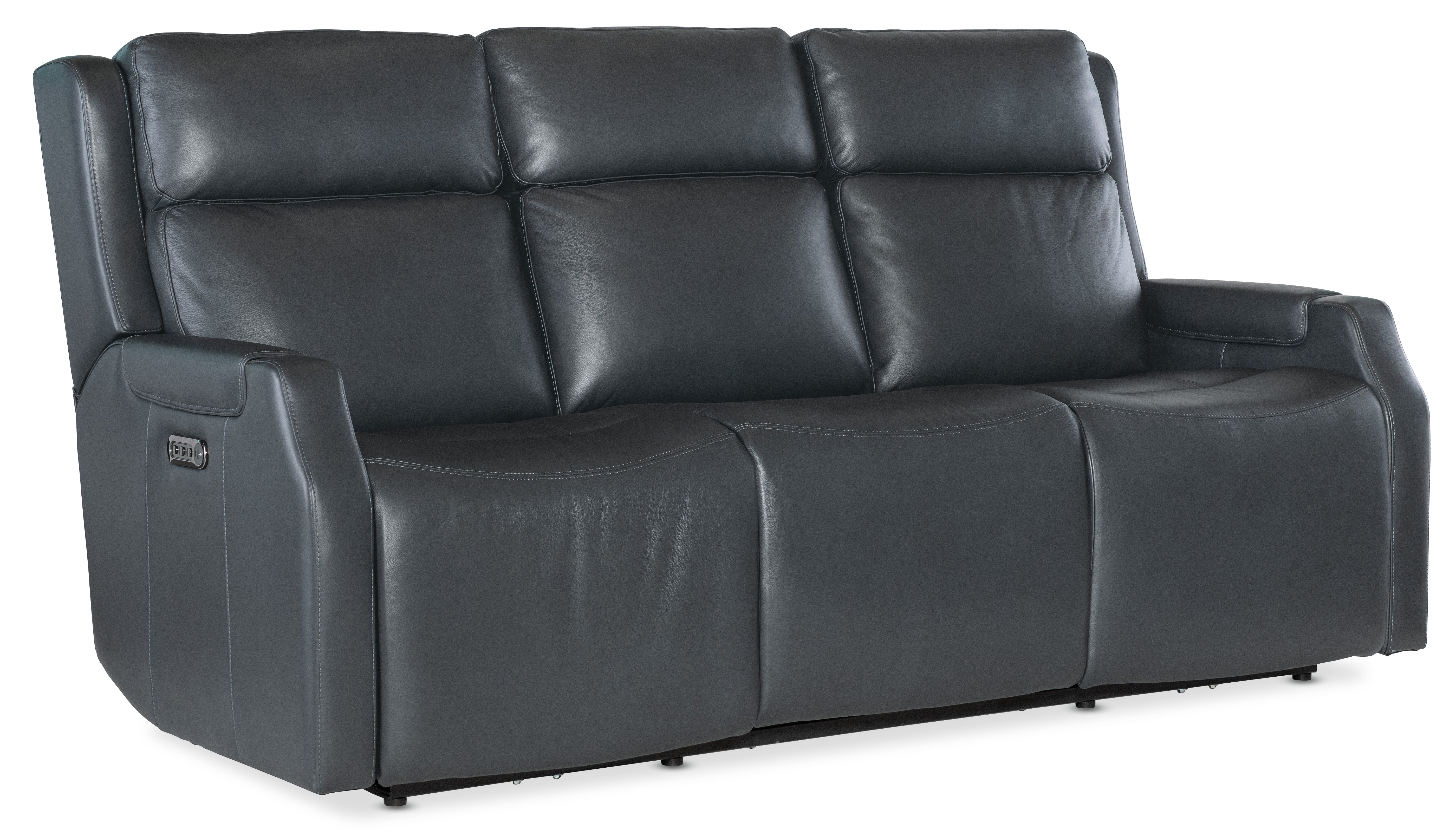 Hooker Furniture Nelson Zero Gravity Power Sofa with Power Headrest and Lumbar in Blue