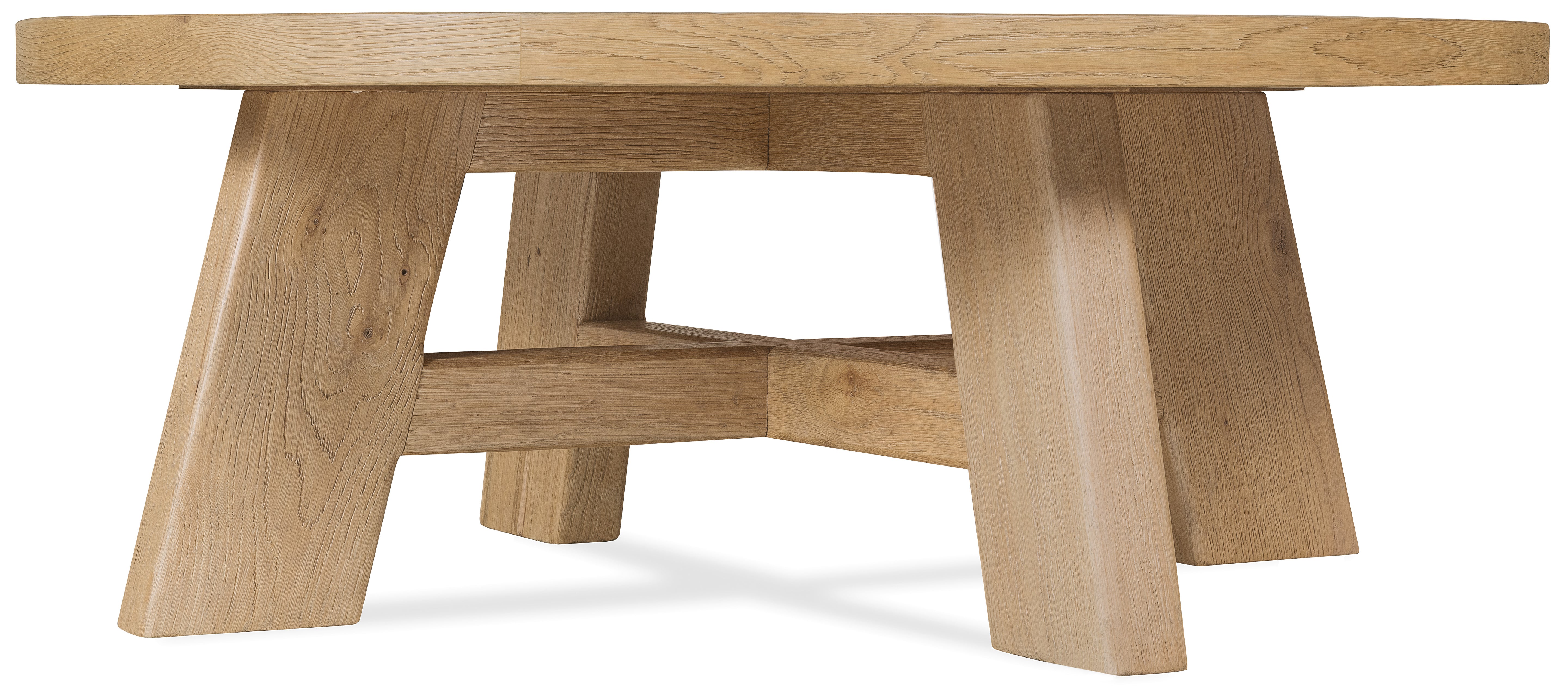 Hooker Furniture Driftwood Round Cocktail Table in Light Wood