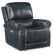 Hooker Furniture Eisley Power Recliner with Power Headrest & Lumbar in Blue
