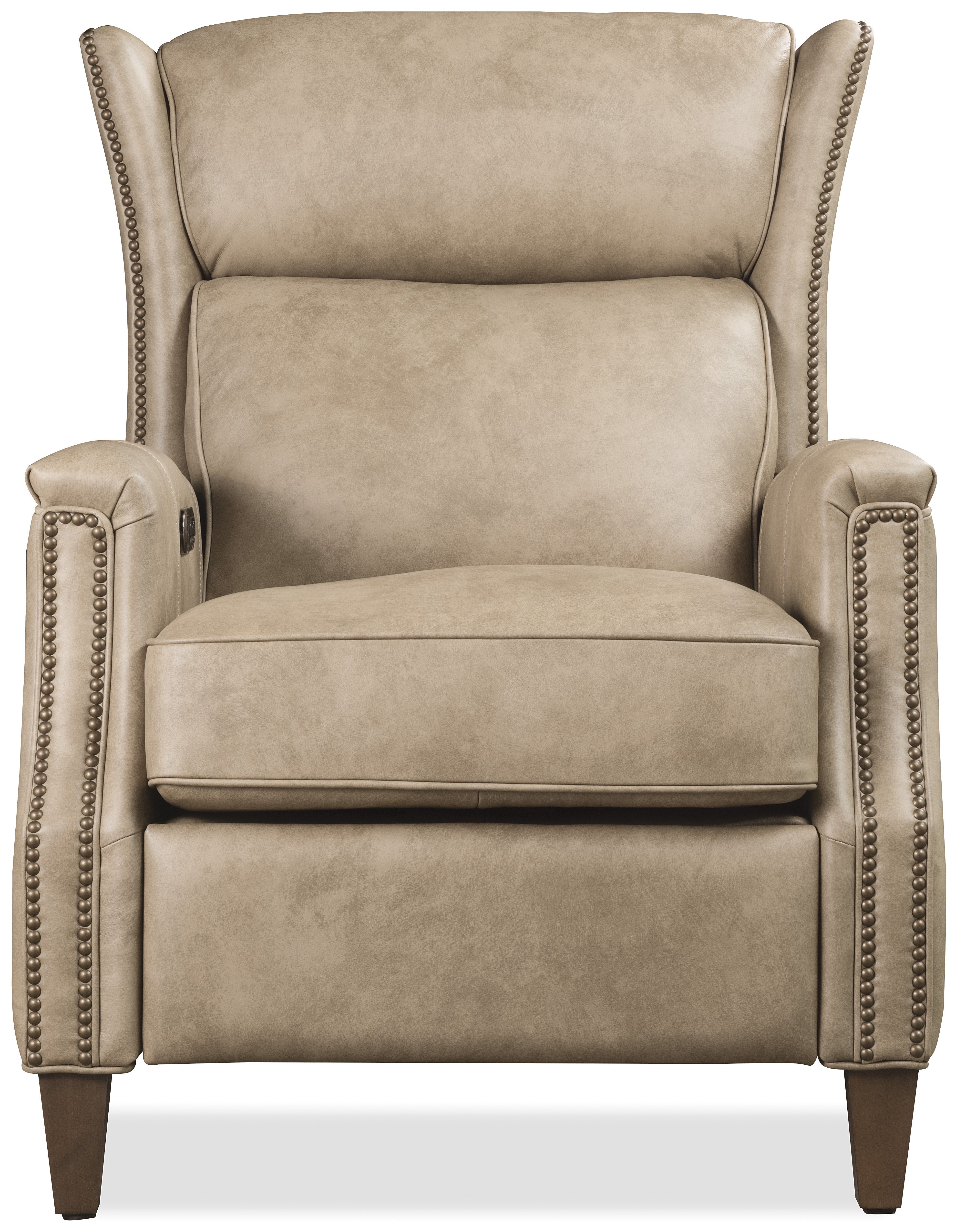 Hooker Furniture Lansing Power Recliner with Power Headrest in Beige