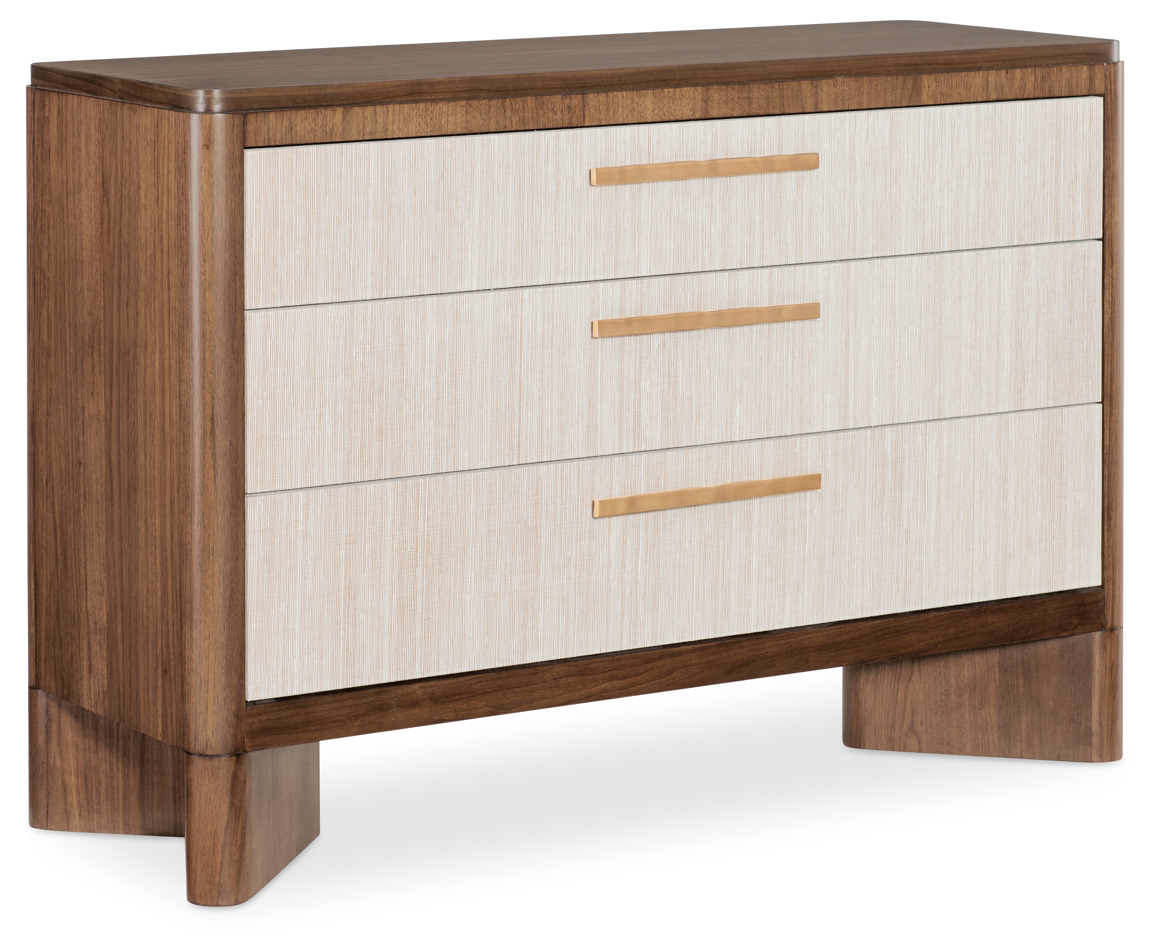 Hooker Furniture Eleana Three Drawer Chest in Medium Wood