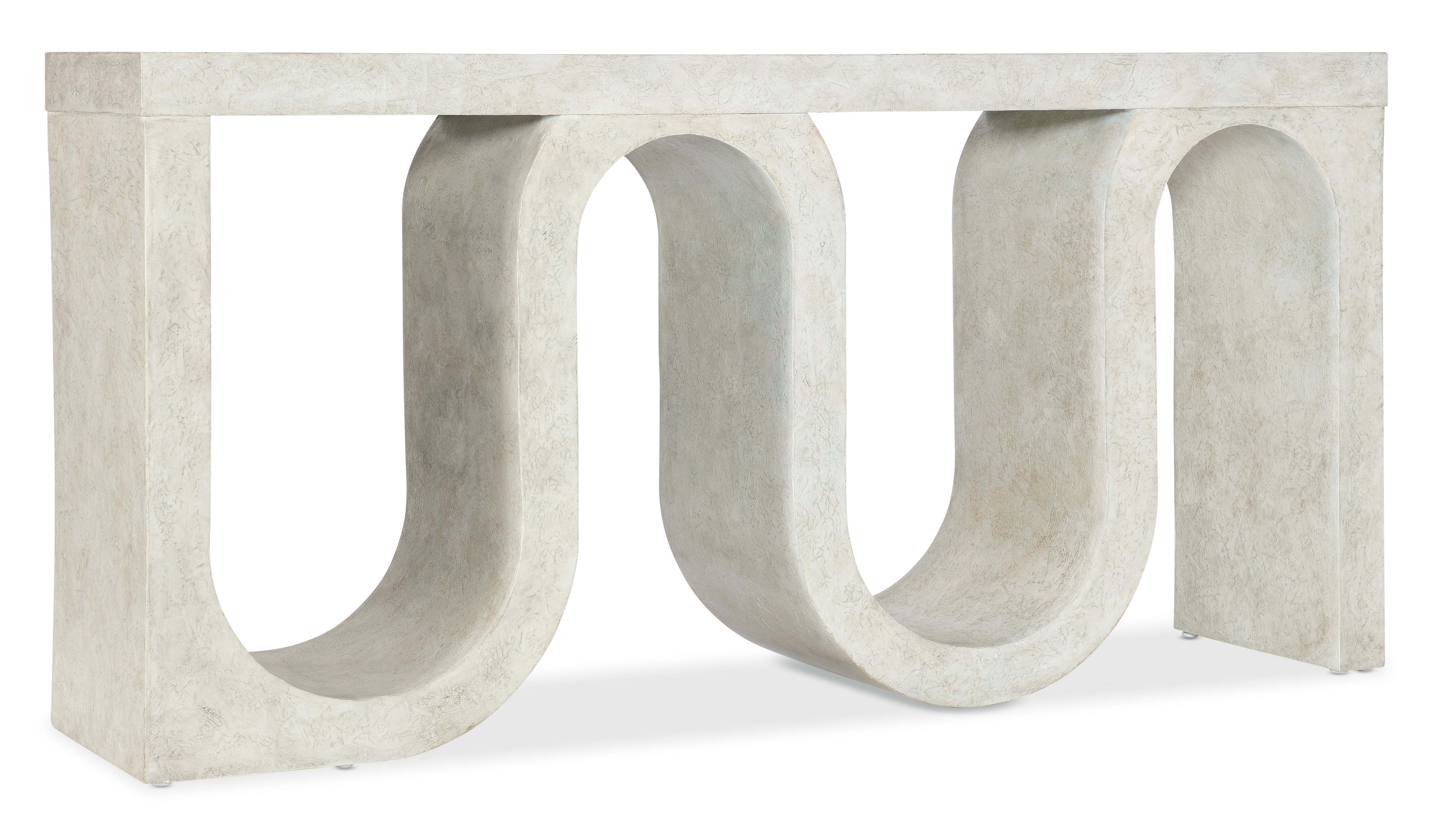 Hooker Furniture Melange Snaked Console Table in White