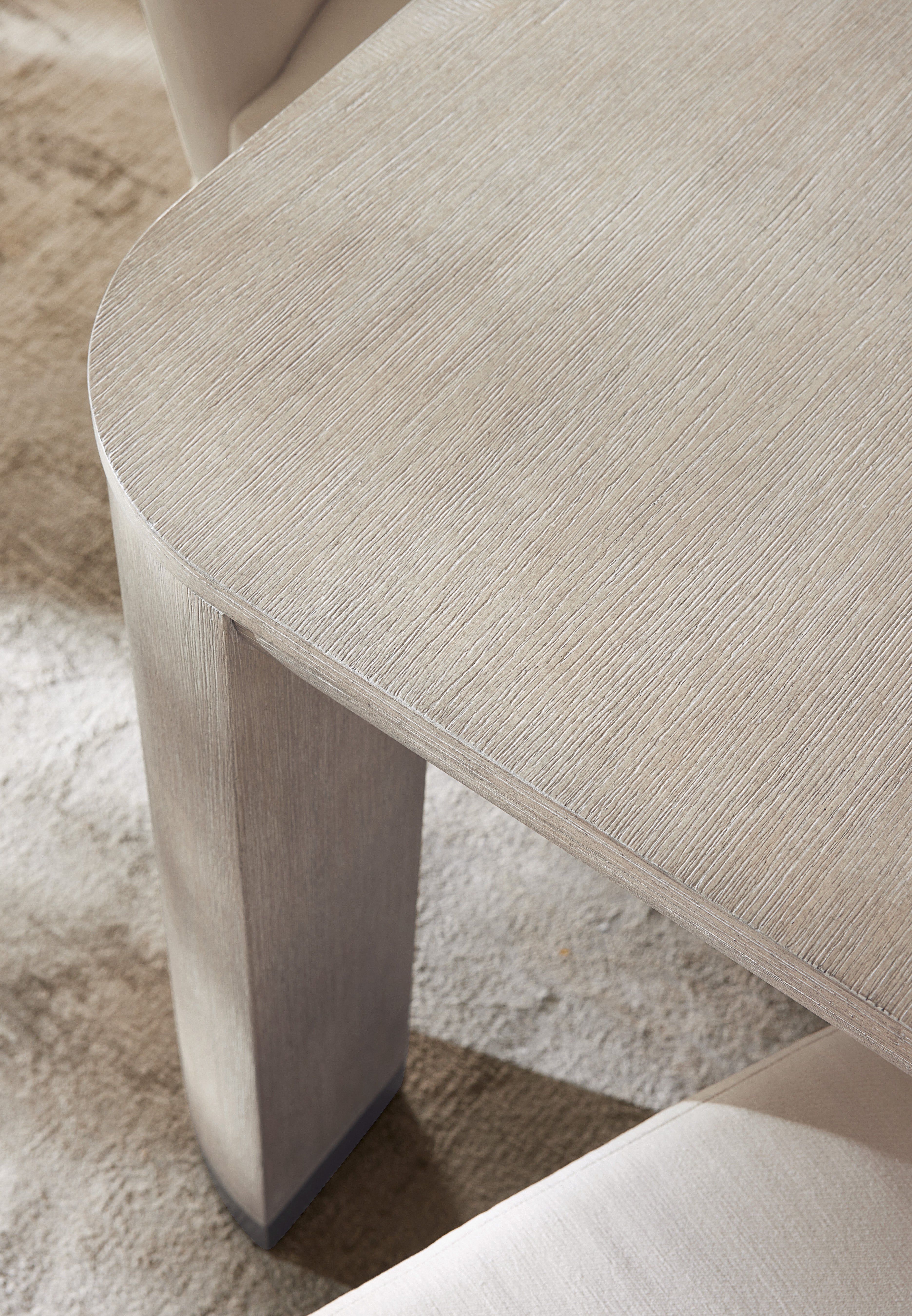 Hooker Furniture Modern Mood Leg Dining Table with 1-24in Leaf