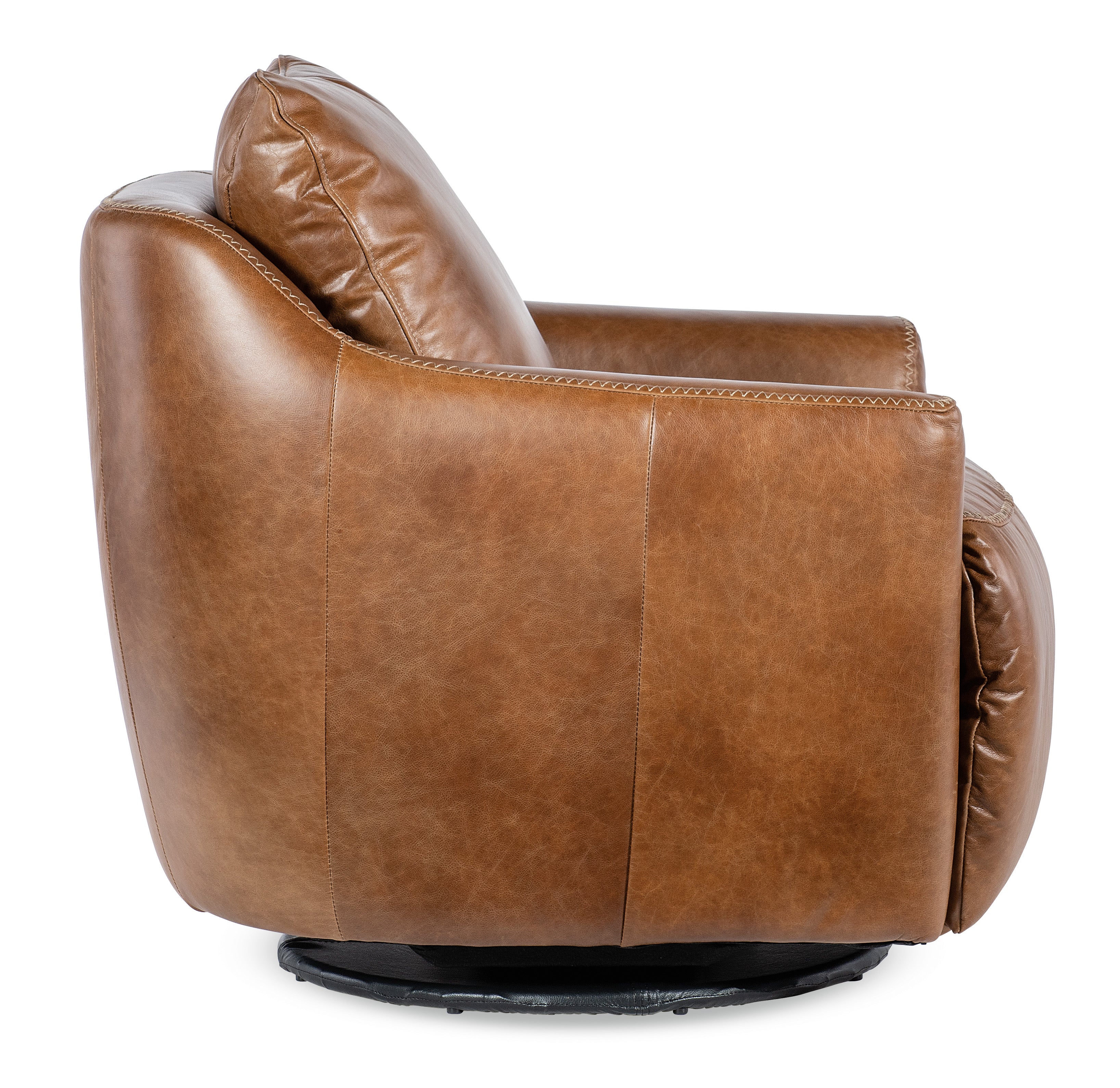 Hooker Furniture Beau Swivel w/Power Footrest in Brown