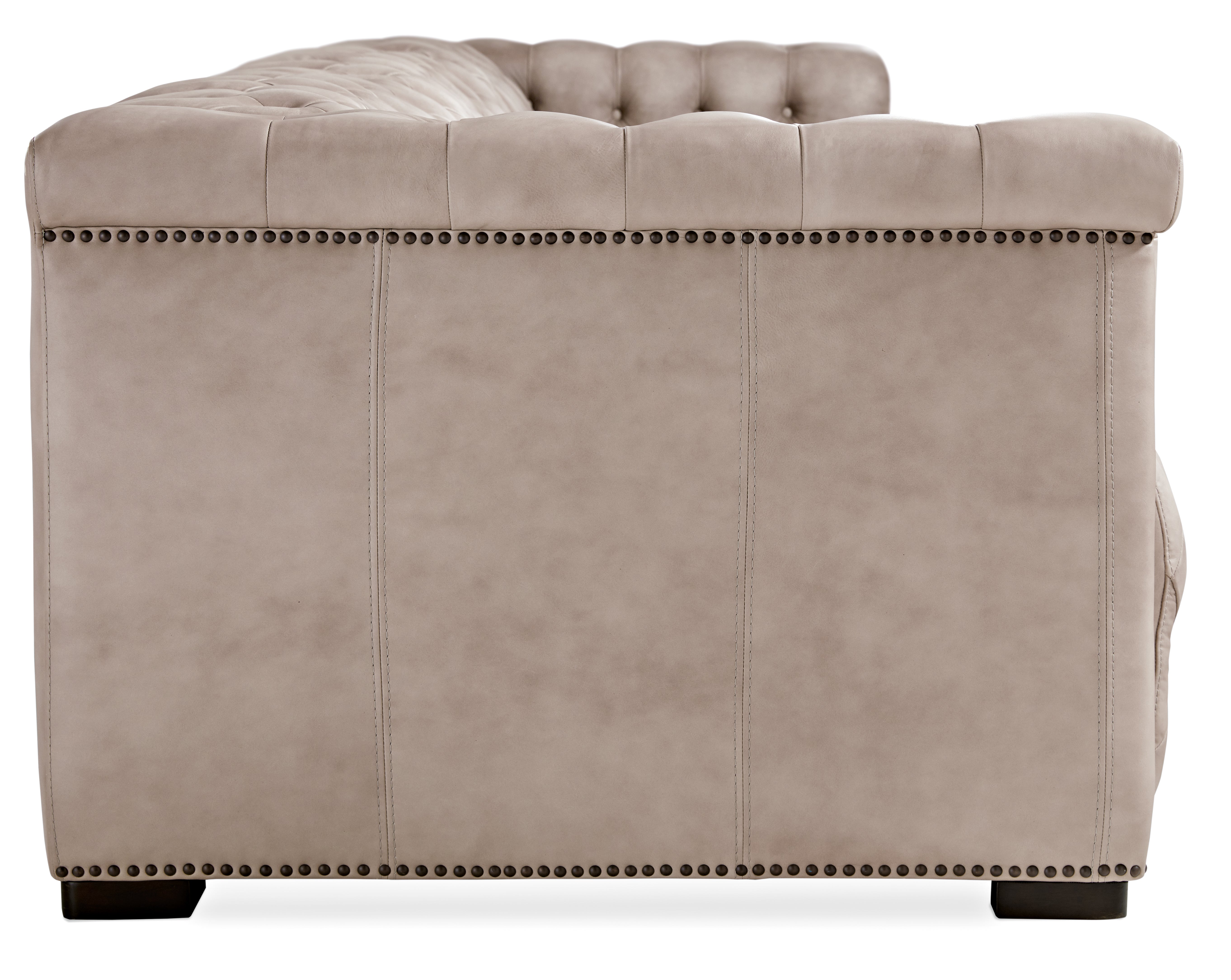 Hooker Furniture Savion 2 over 2 Sofa with Power Recline & Power Headrest in Light Brown