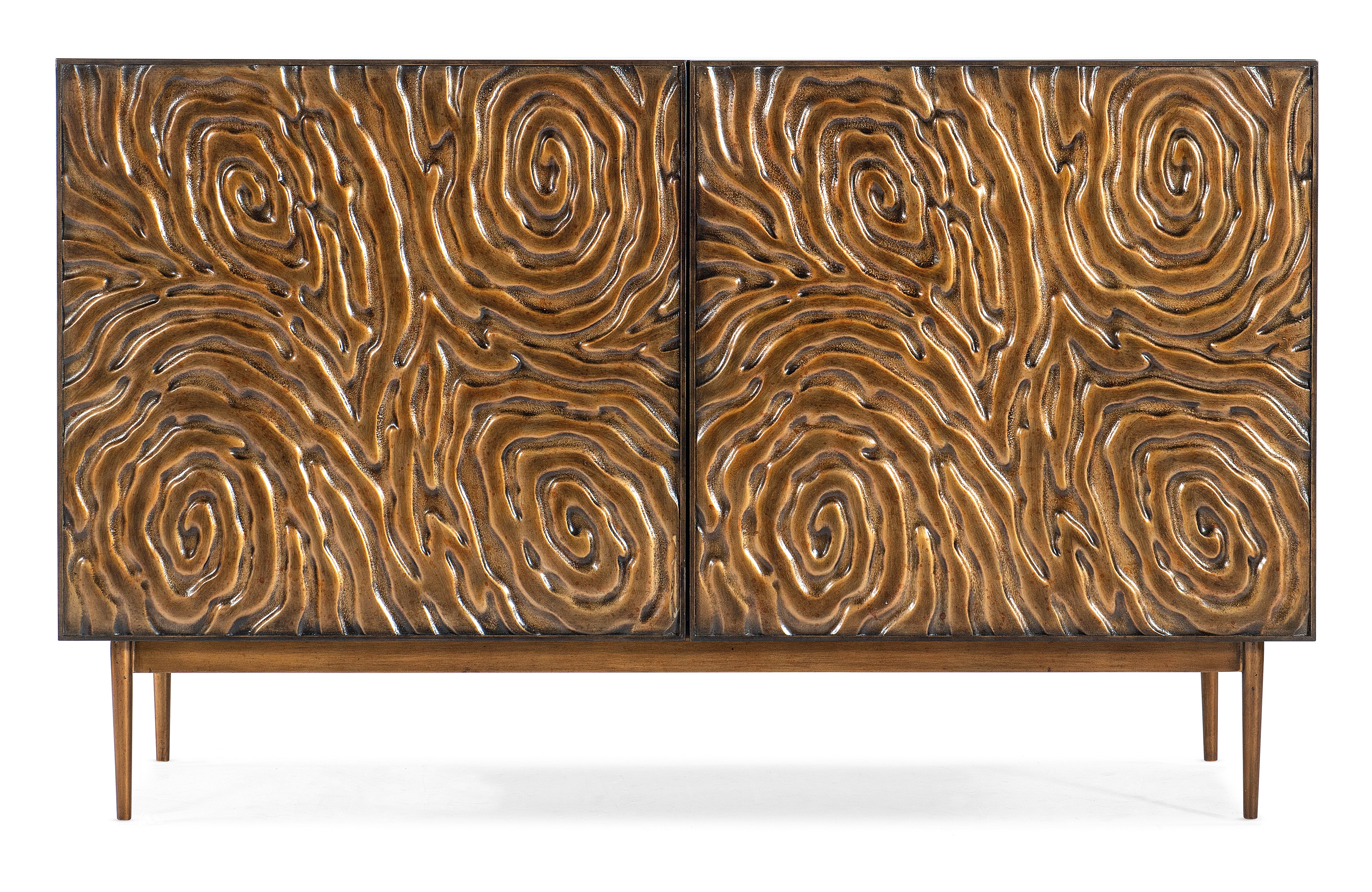 Hooker Furniture Melange Fingerprints Two Door Credenza in Black