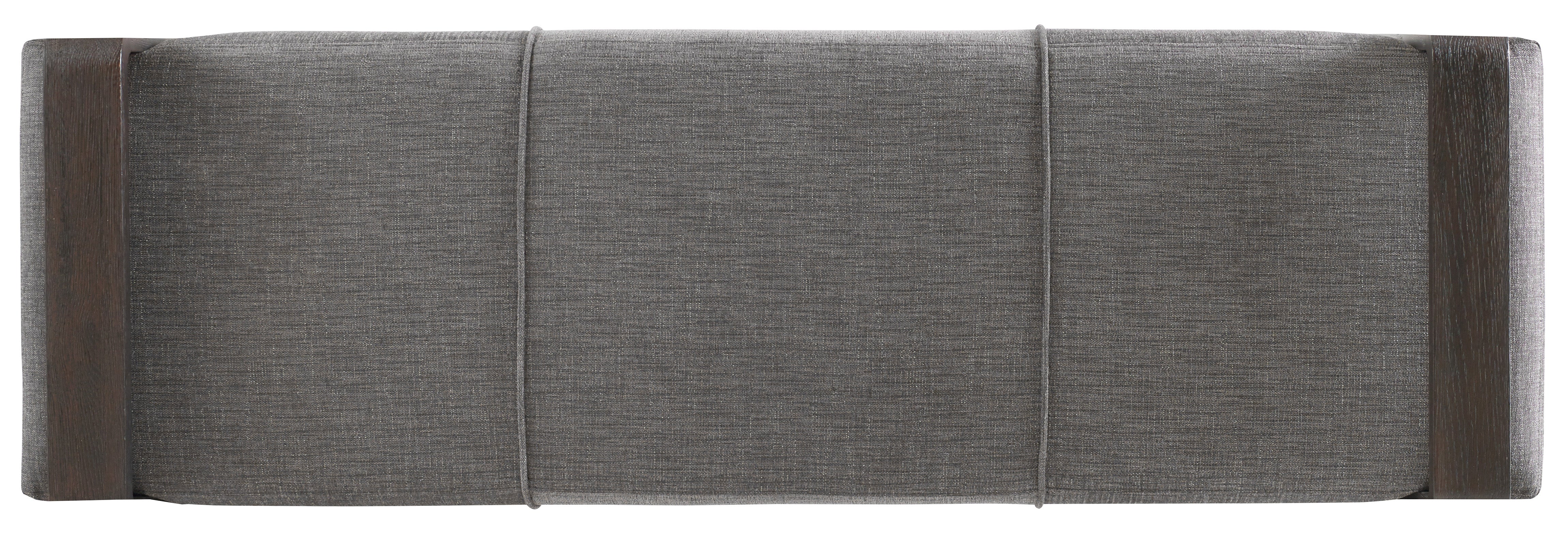 Hooker Furniture Curata Upholstered Bench in Dark Brown