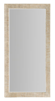 Hooker Furniture Serenity Sandpiper Floor Mirror in Light Brown
