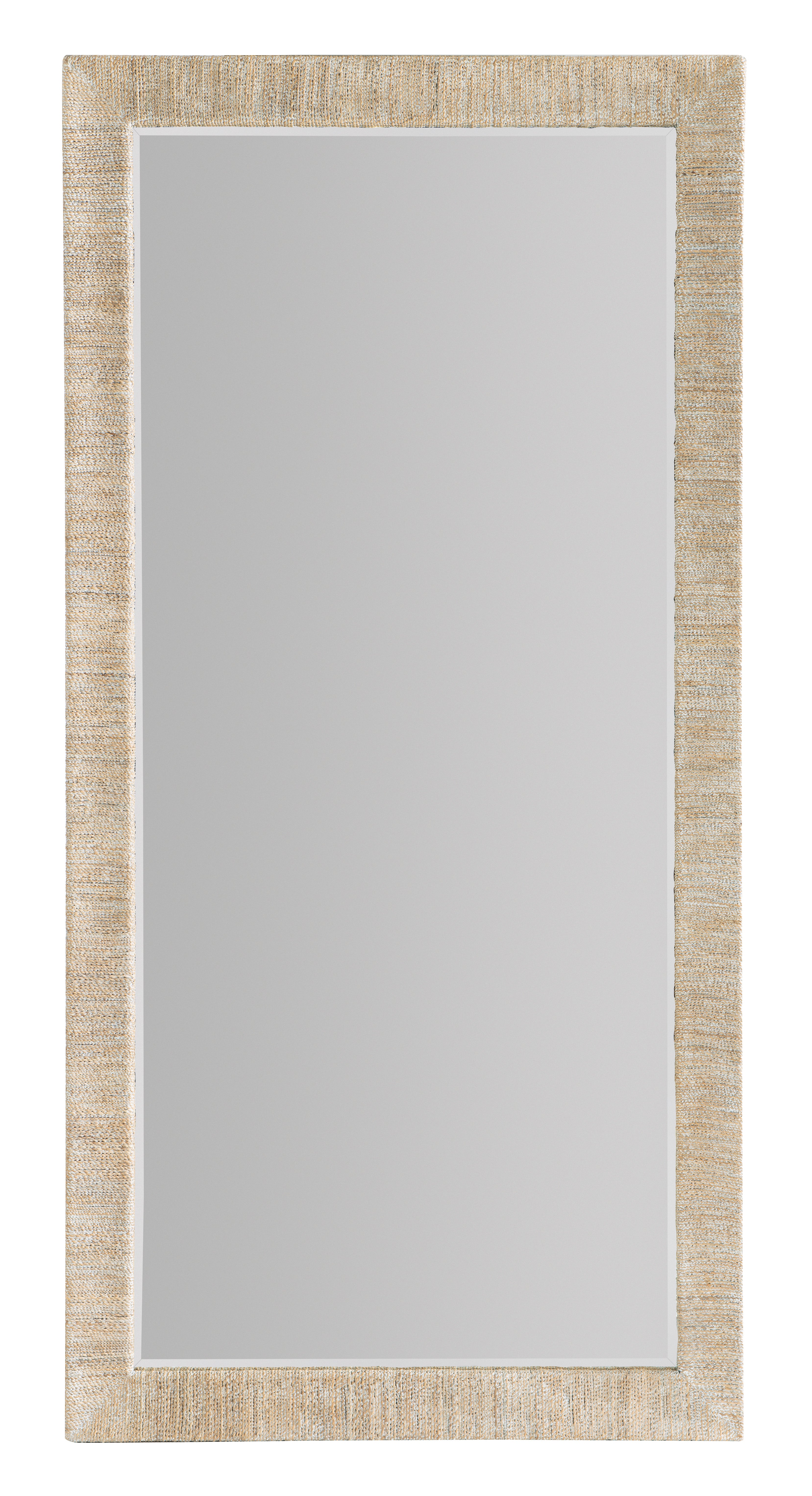 Hooker Furniture Serenity Sandpiper Floor Mirror in Light Brown