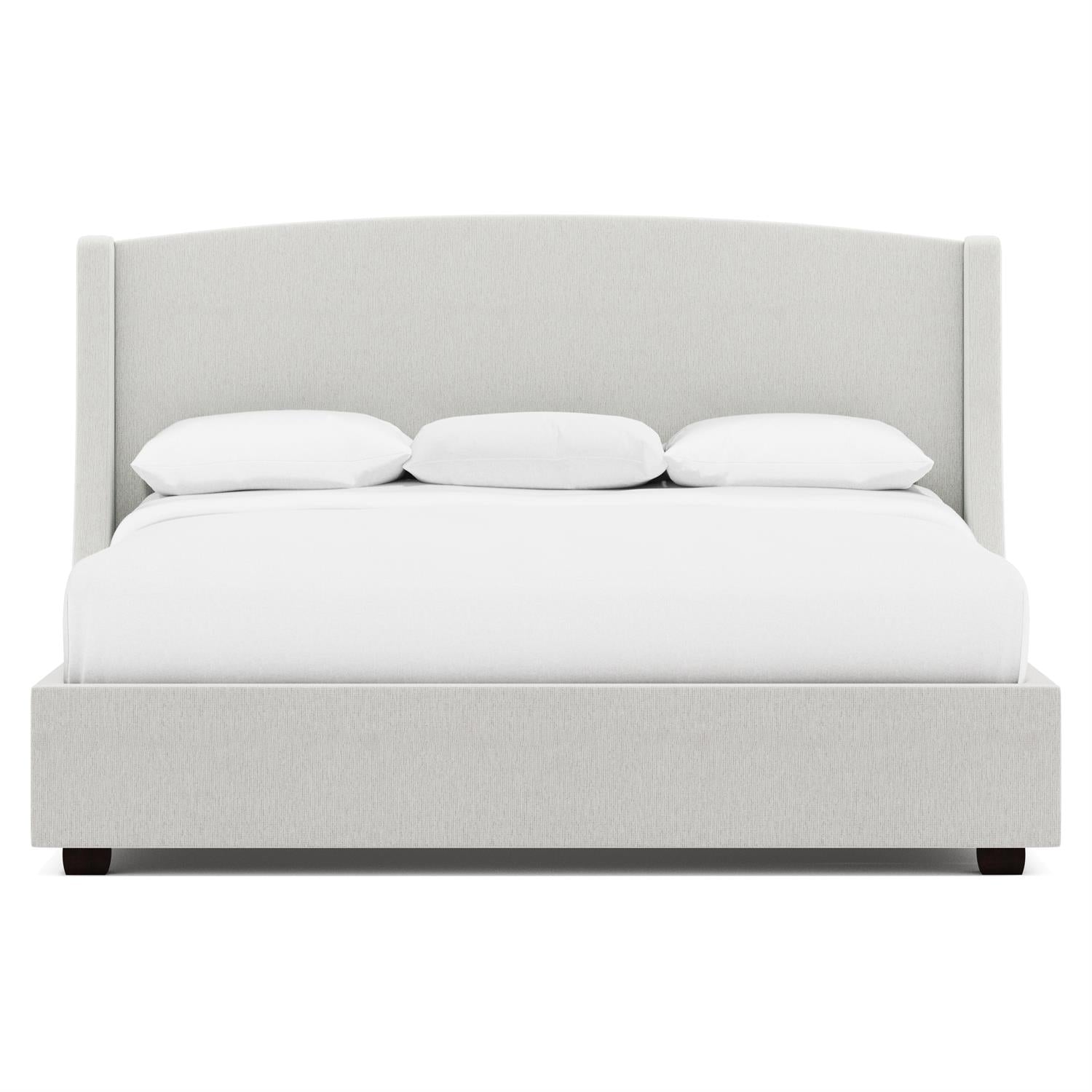 Bernhardt Furniture Cooper Fabric Shelter Bed in Espresso