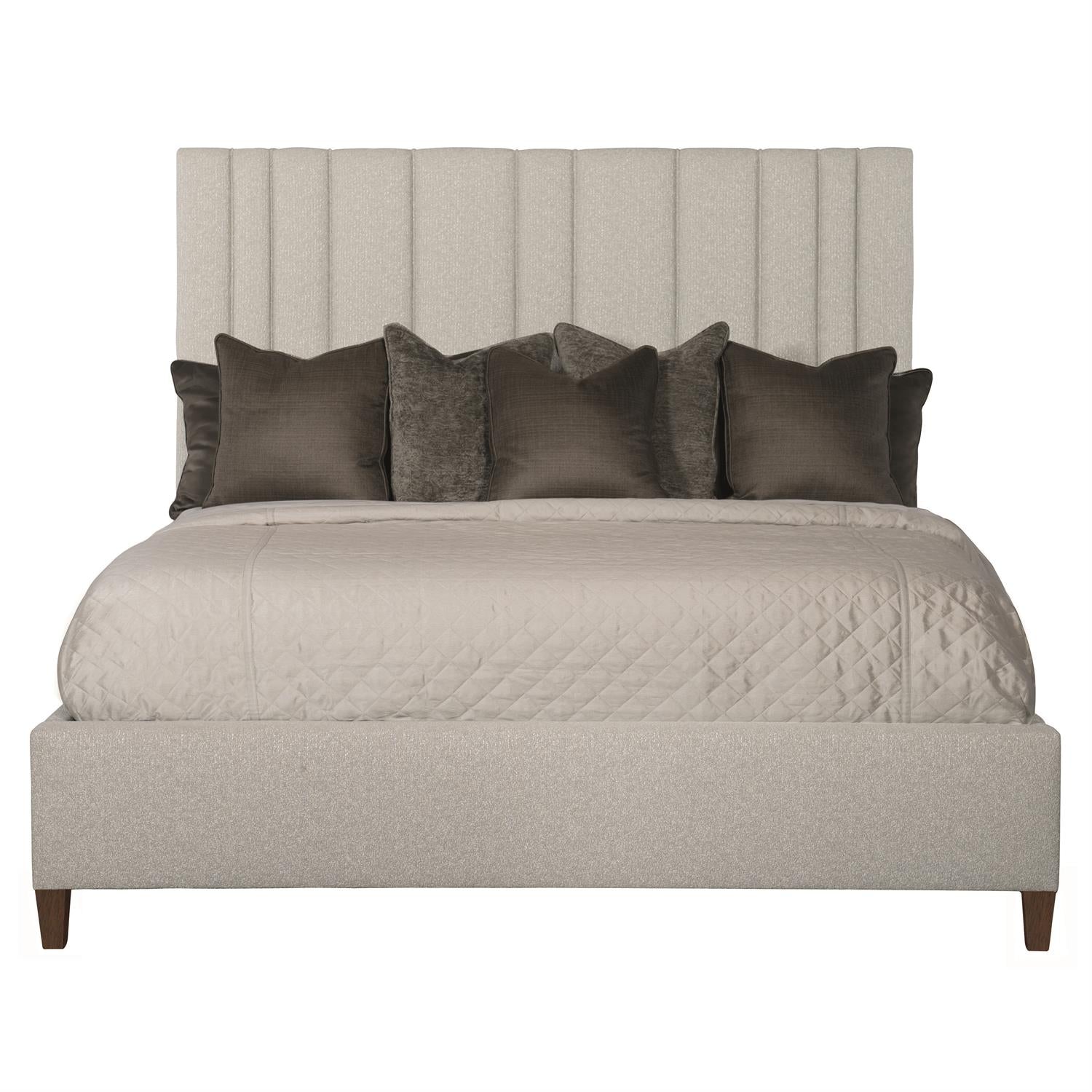 Bernhardt Furniture Modena Fabric Panel Bed in Espresso