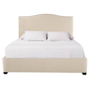 Bernhardt Furniture Graham Fabric Panel Bed in Espresso