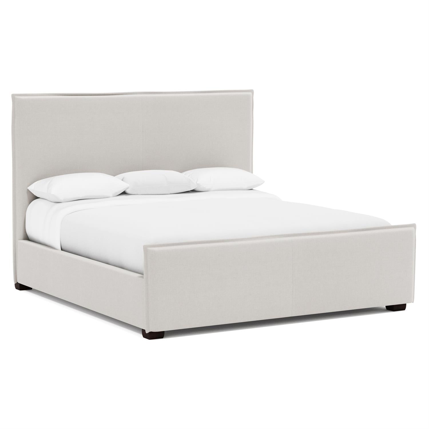 Bernhardt Furniture Griffin Fabric Panel Bed in Espresso