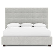 Bernhardt Furniture Avery Fabric Tufted Bed in Espresso