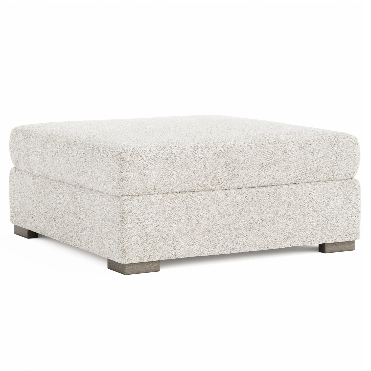 Bernhardt Furniture Helena Fabric Ottoman in Portobello
