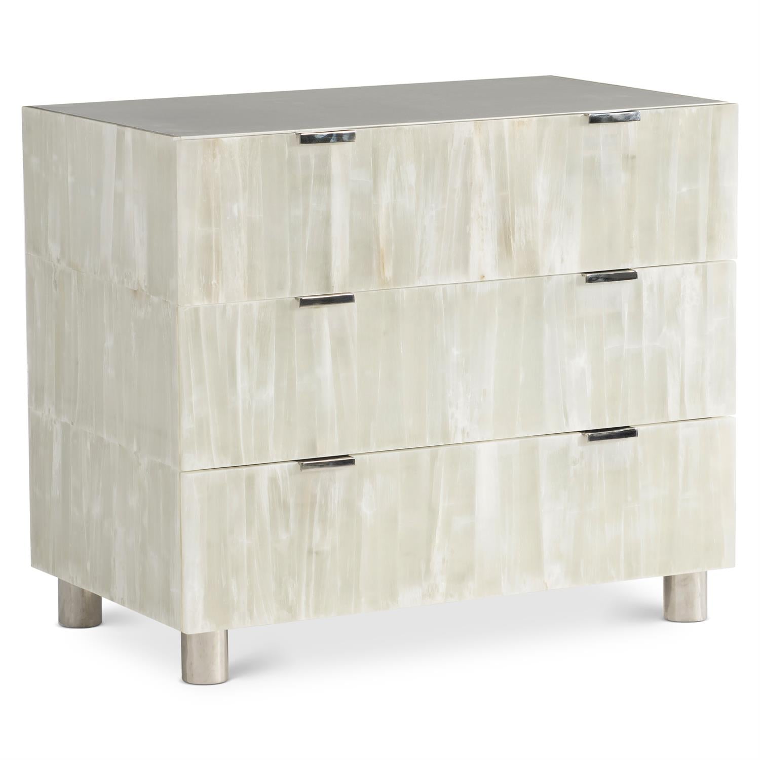Bernhardt Furniture Salka Nightstand in White Lacquer