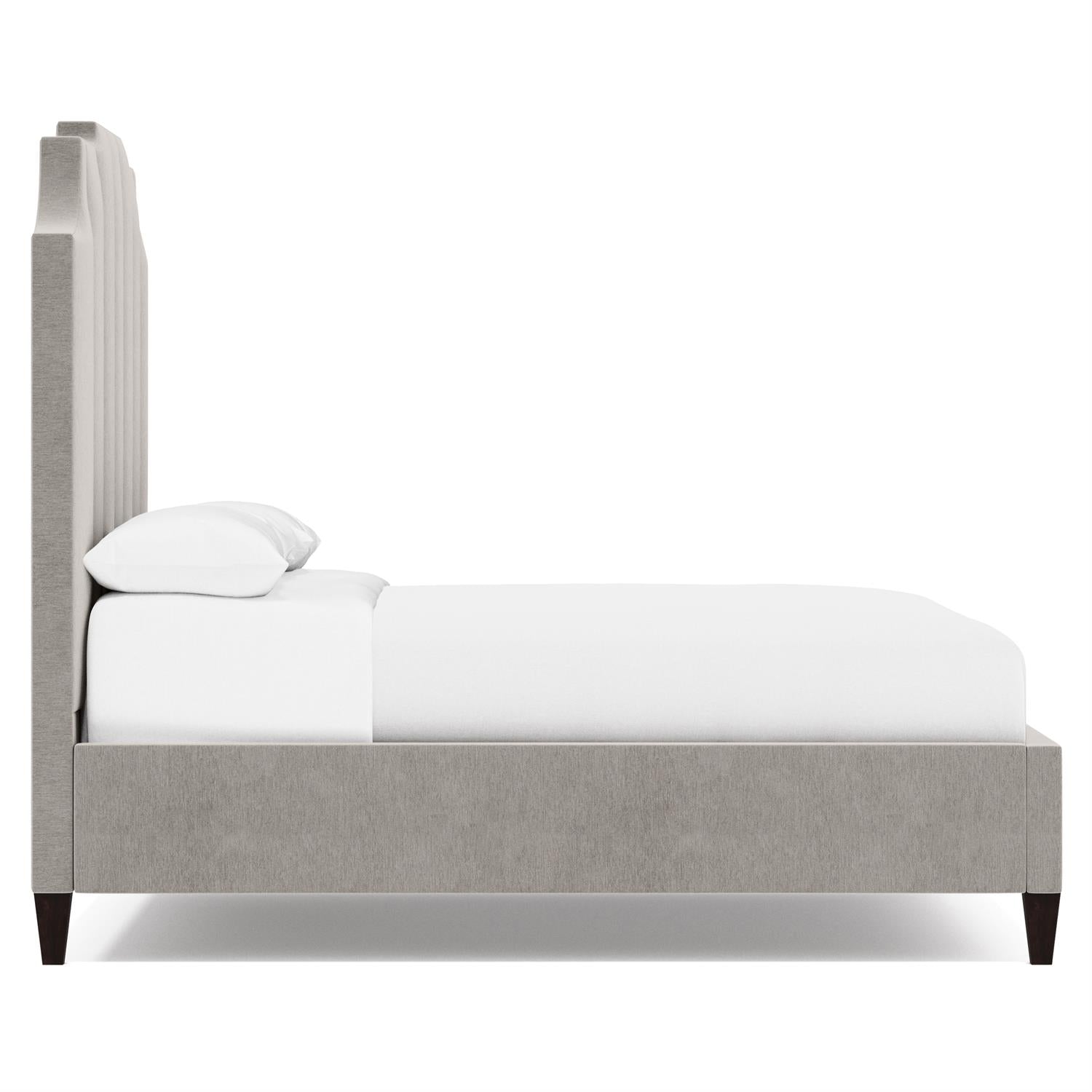 Bernhardt Furniture Bayonne Fabric Panel Bed in Espresso