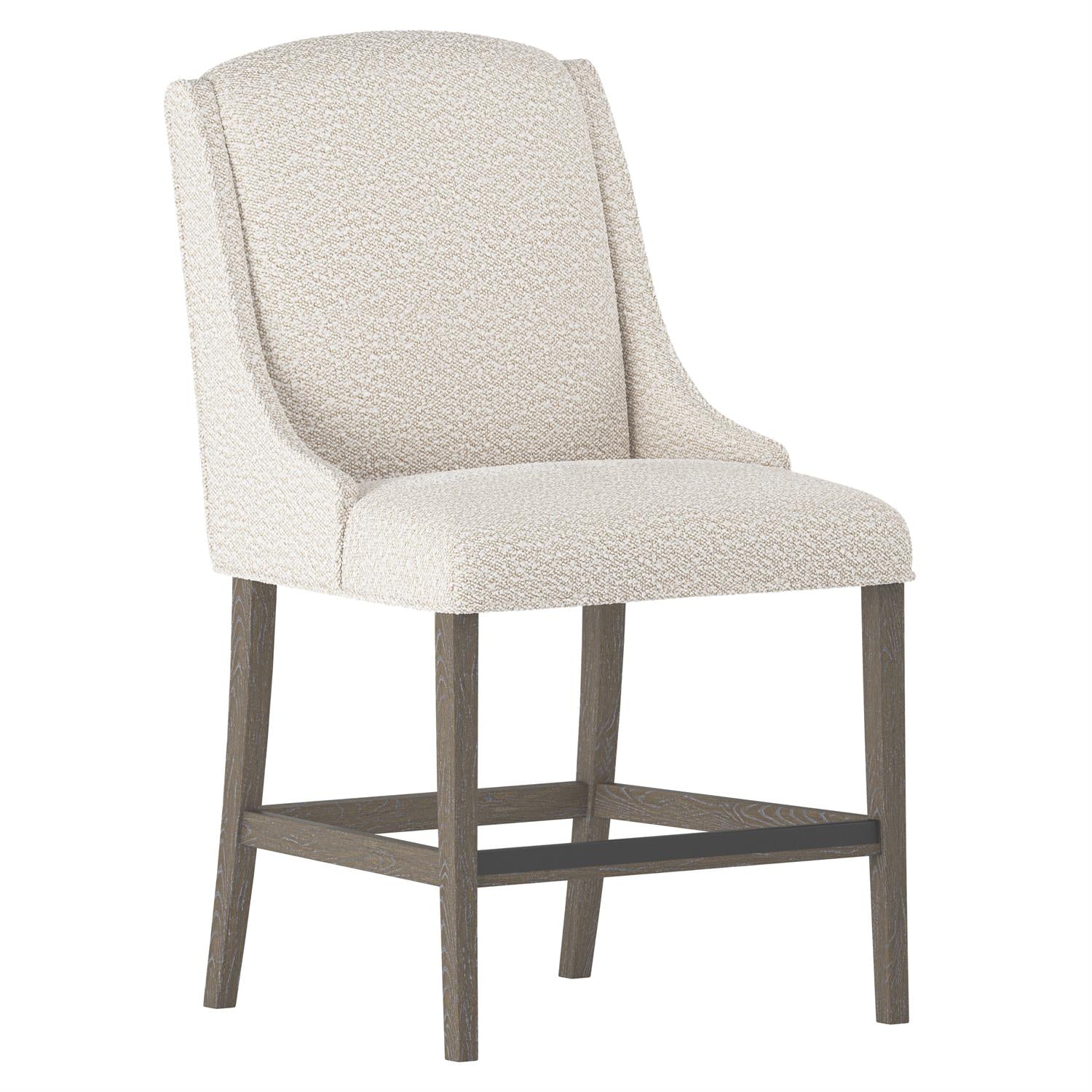 Bernhardt Furniture Slope Fabric Counter Stool in Portobello