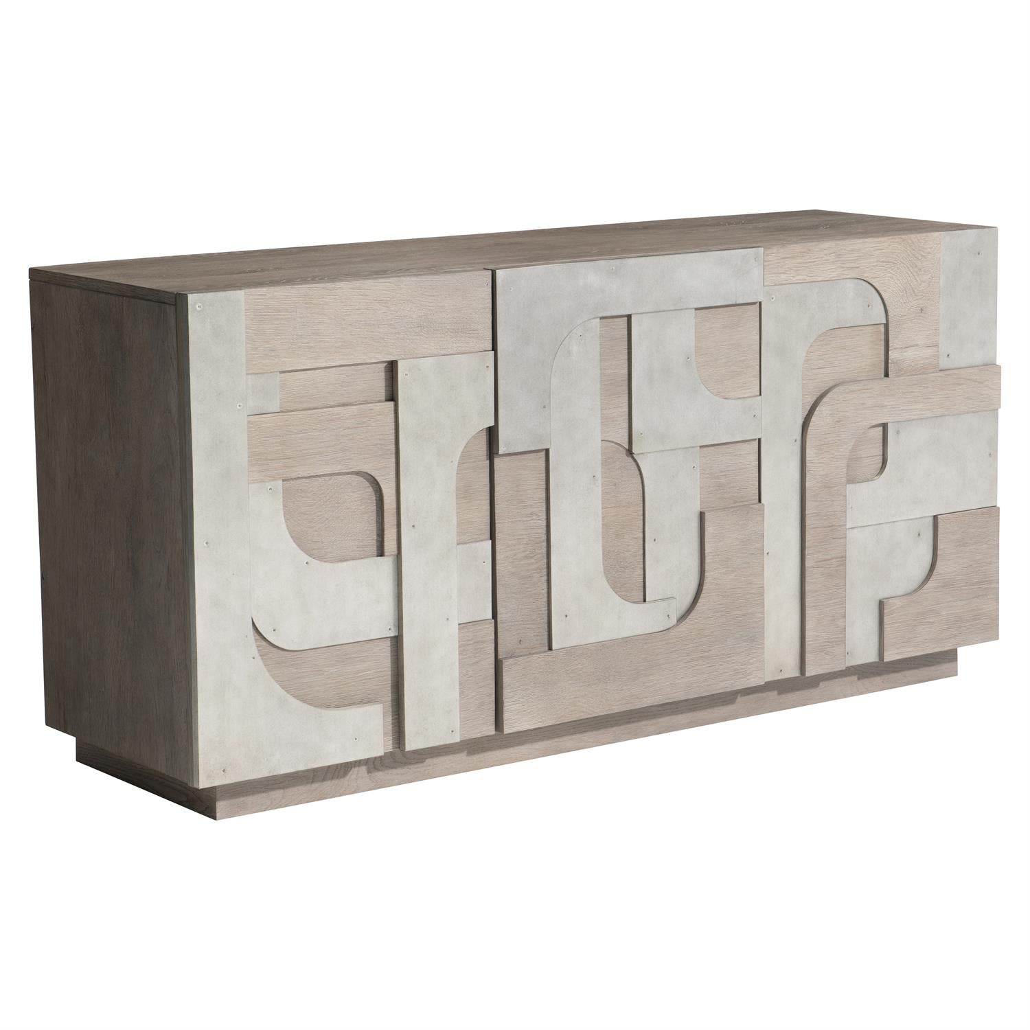 Bernhardt Furniture Azlin Buffet in Steel Dust/Chai